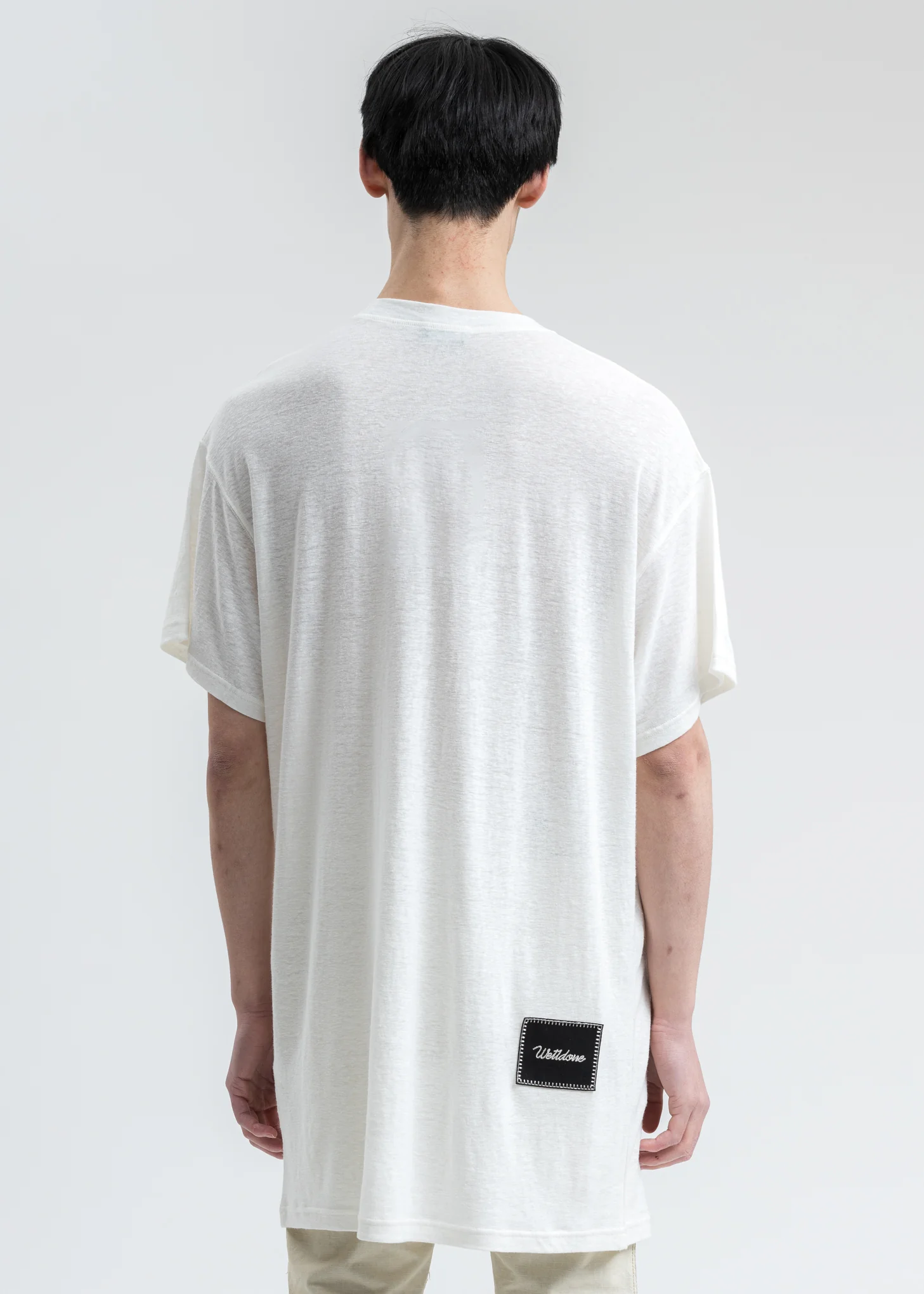 Ivory We11done Girl Long T-Shirt - Image 4