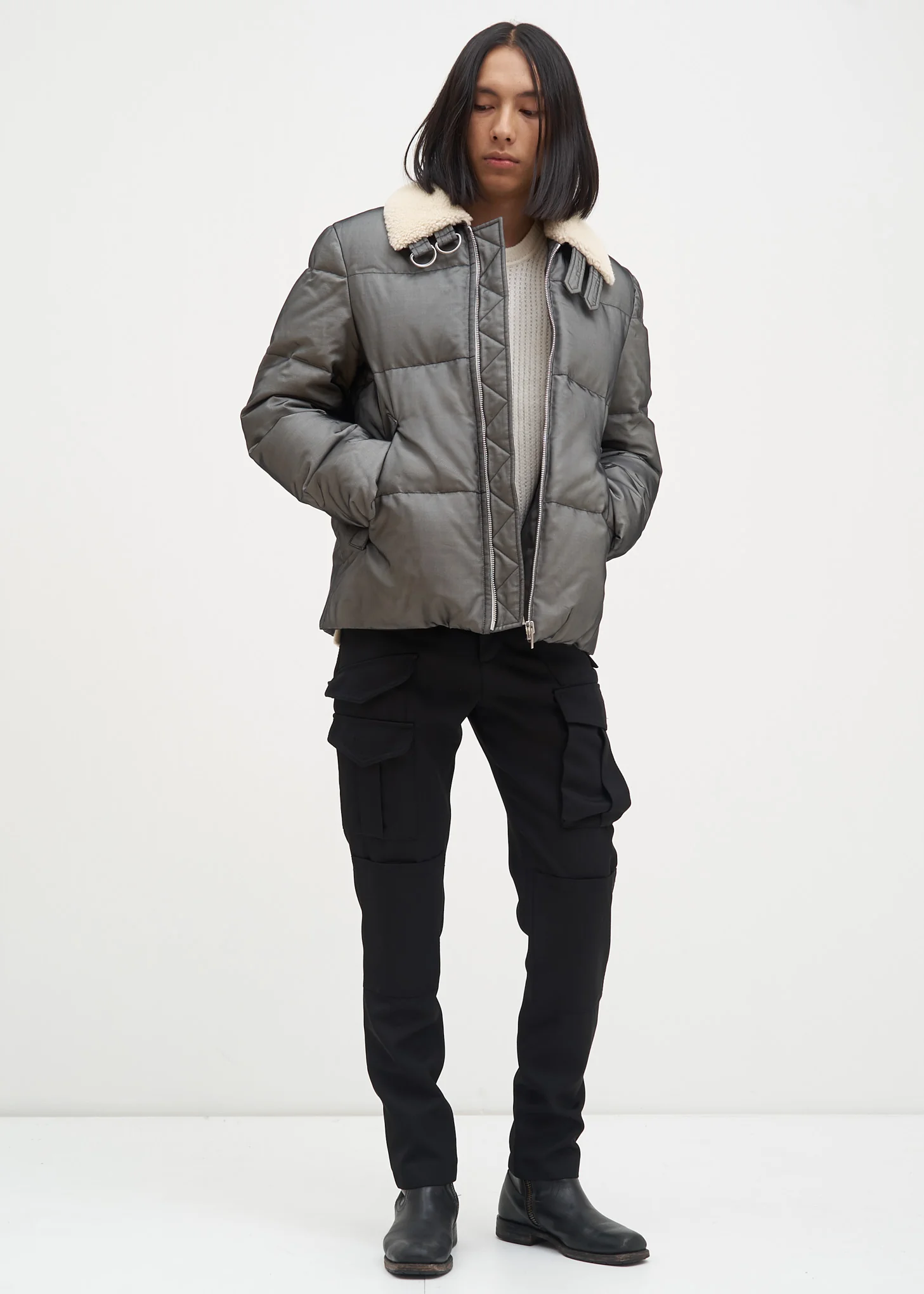 Ivory Wool Sweater - Image 2