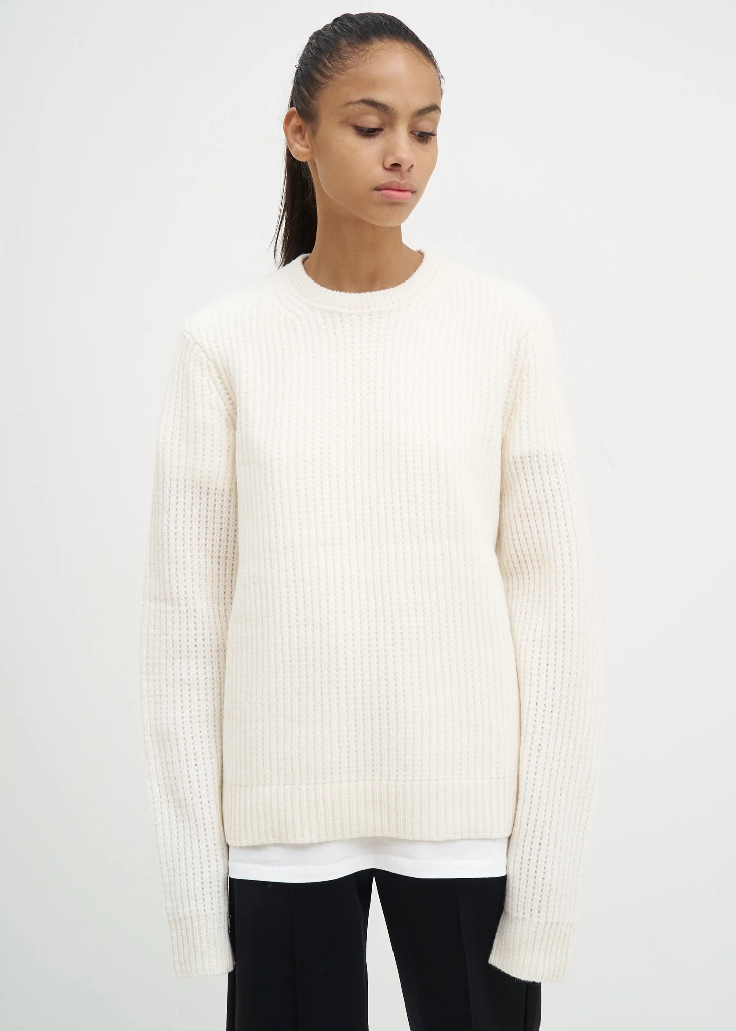 Ivory Wool Sweater