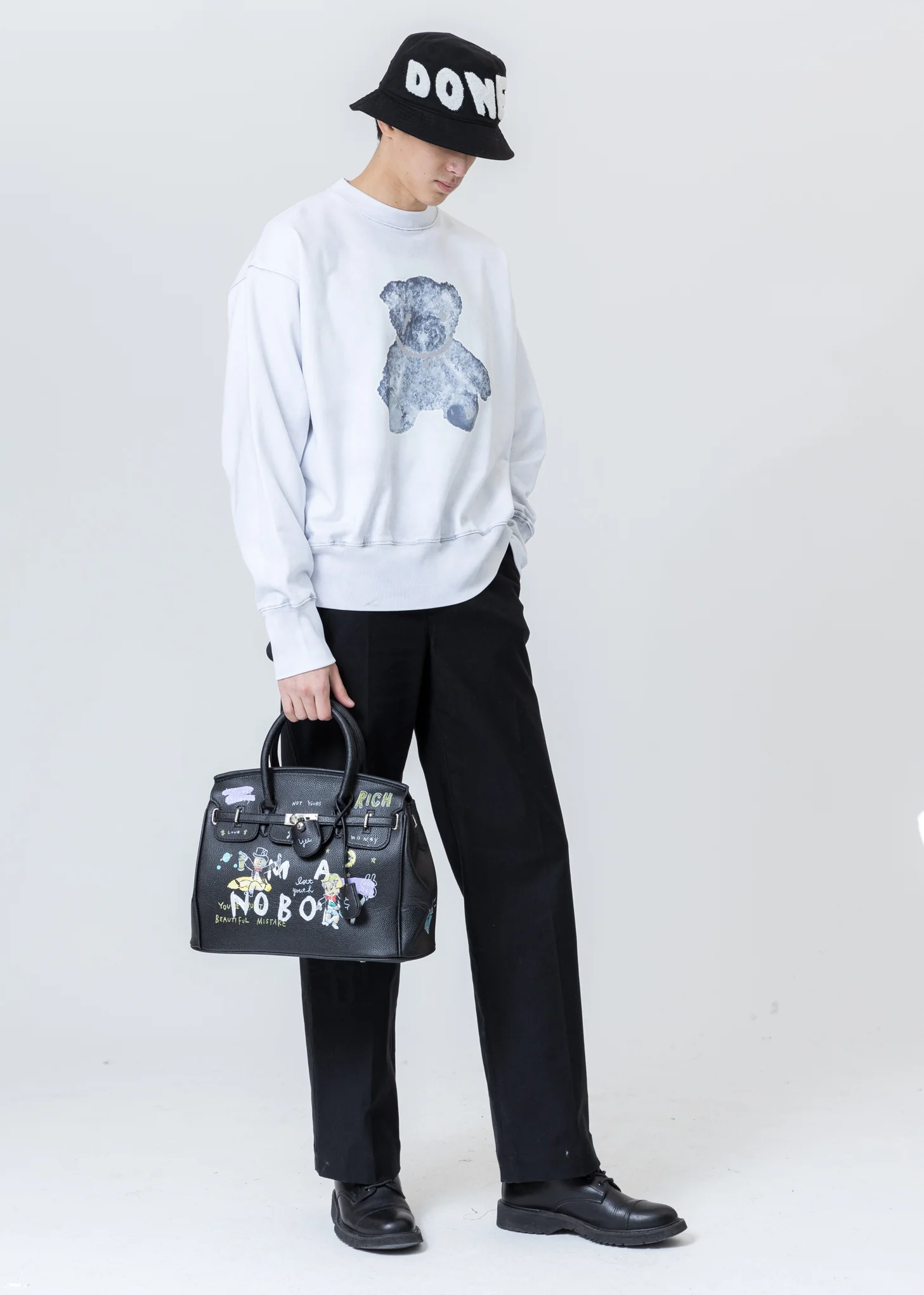 White Pearl Necklace Teddy Sweater (Reflect) - Image 7