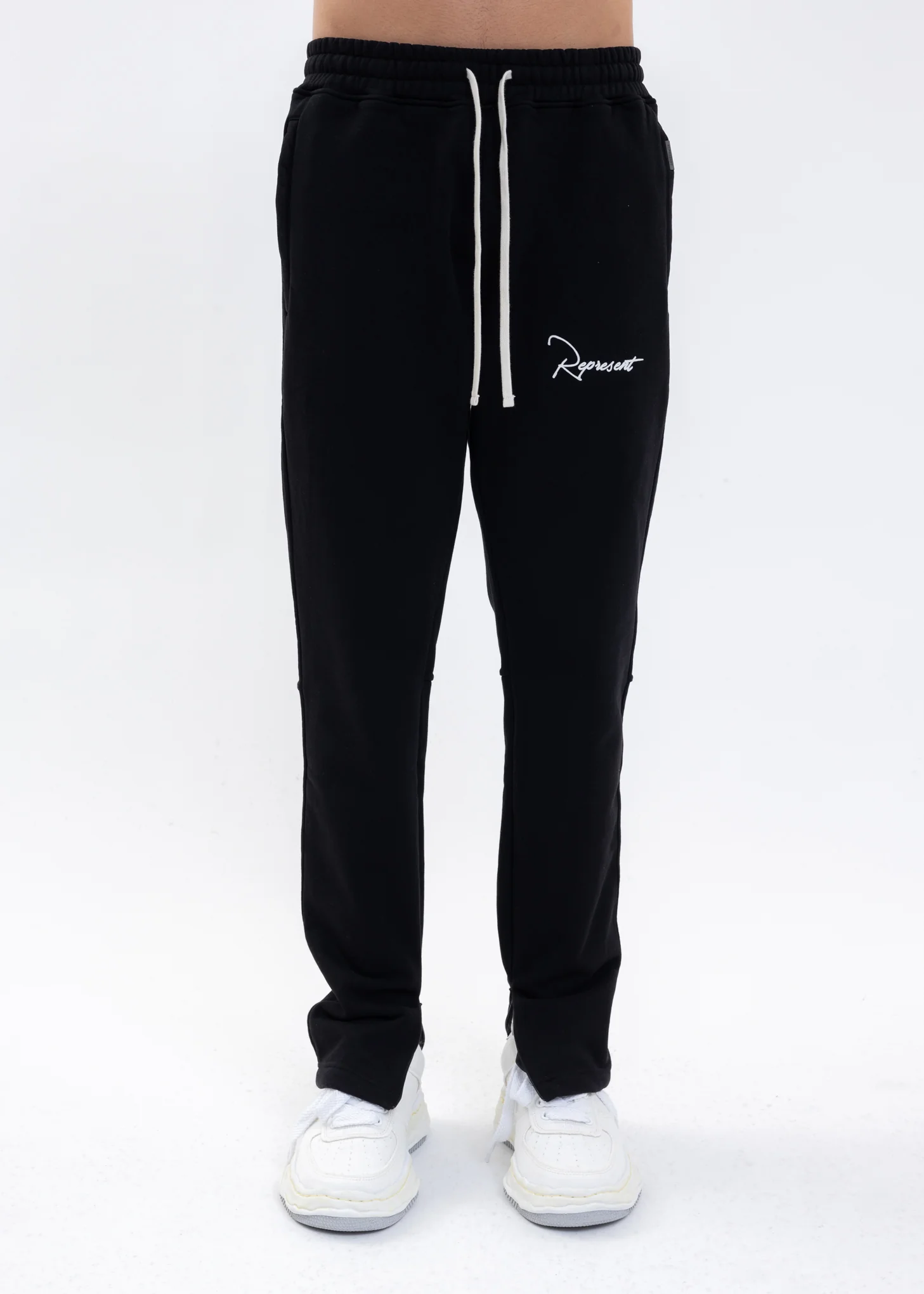 Jet Black ZIP Sweatpants - Image 3