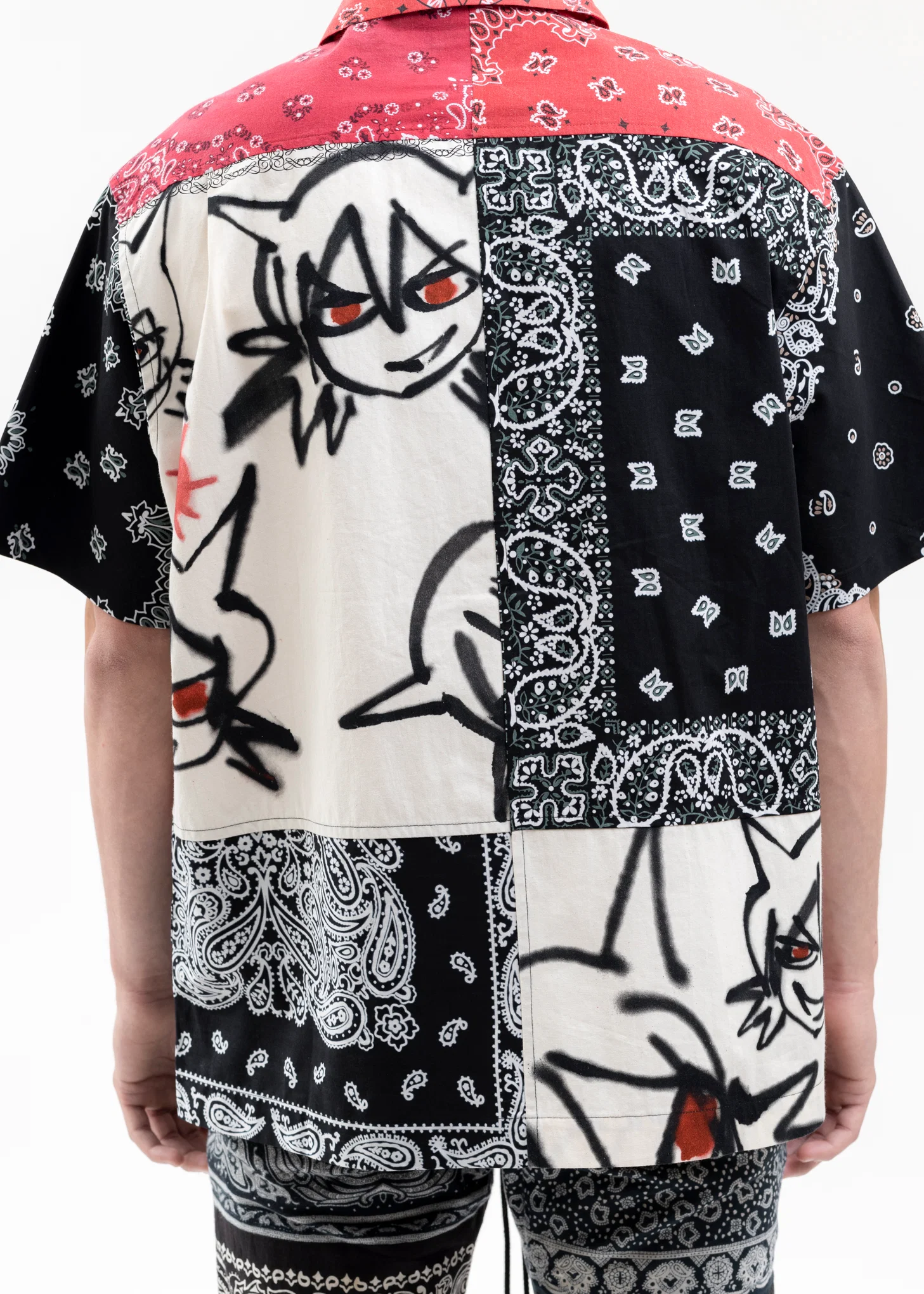 JUN×RED BANDANA PATCH SHIRTS SS X YAGI - Image 5