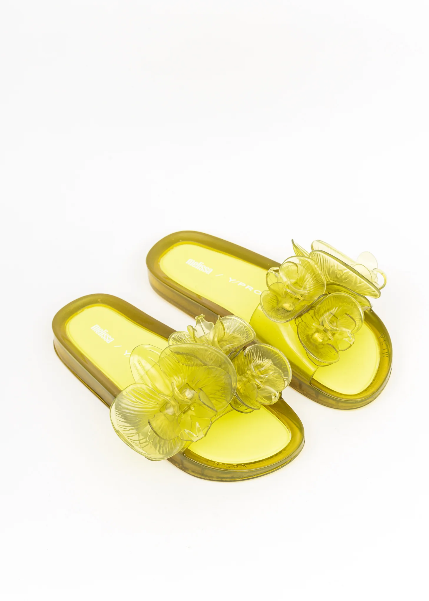 Key Lime MELISSA Floral Slide