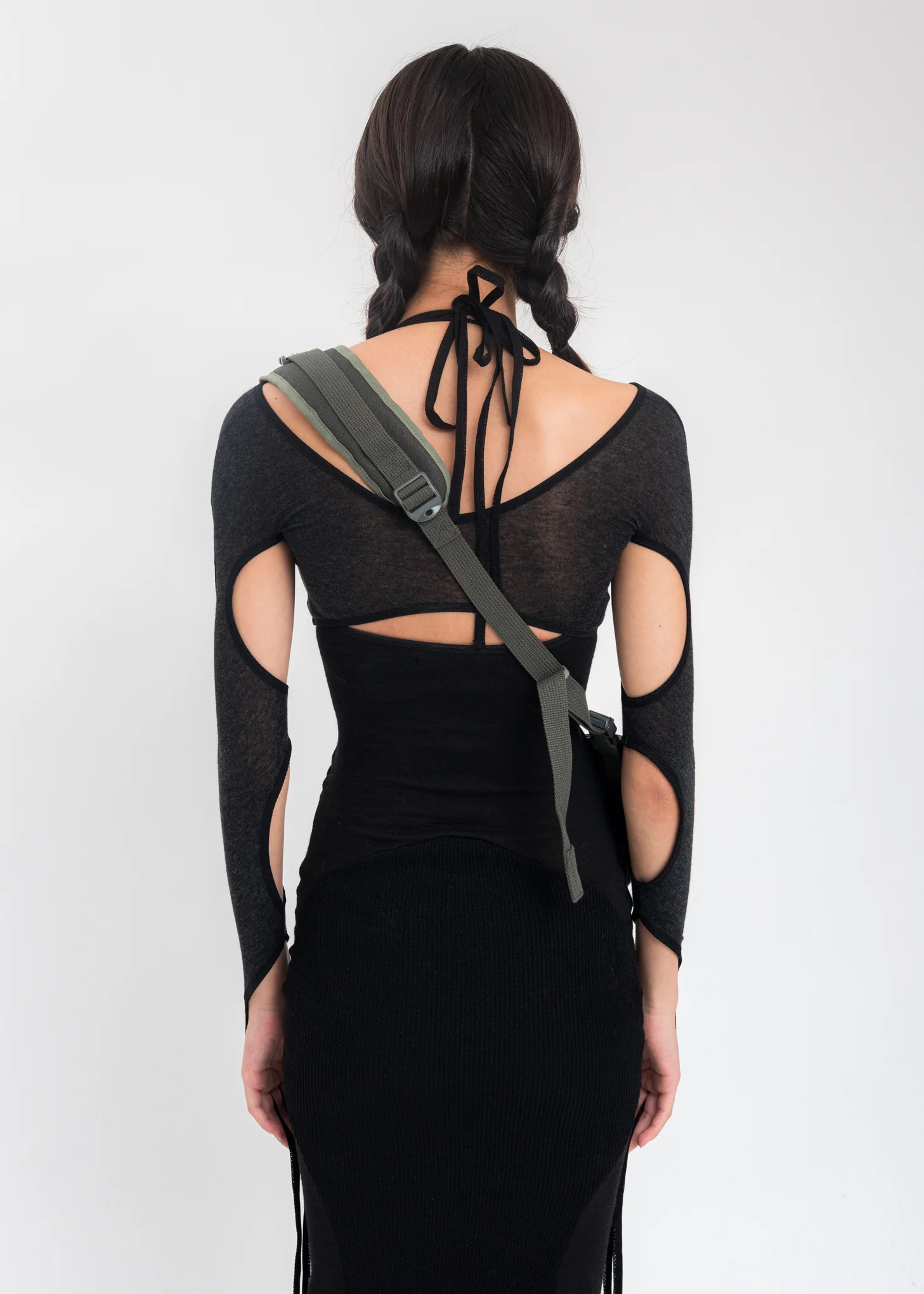 Khaki Convertible Cross Bag - Image 4