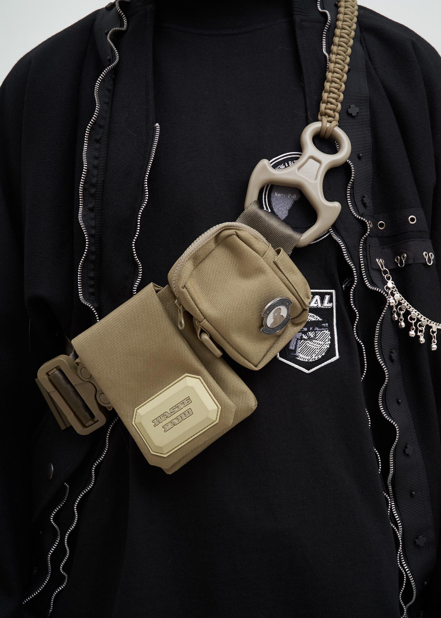 Khaki Cross Bag - Image 2
