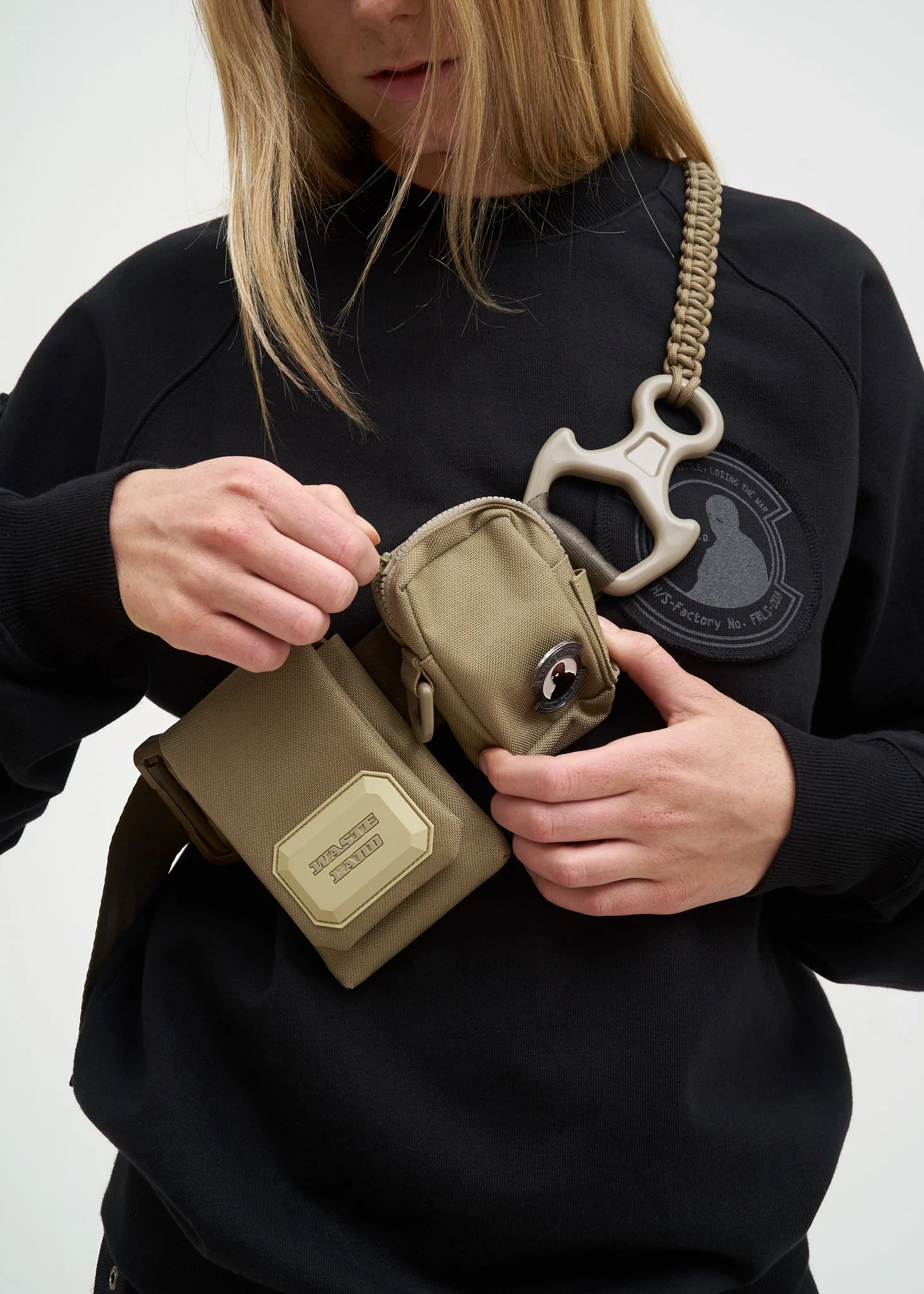 Khaki Cross Bag - Image 3