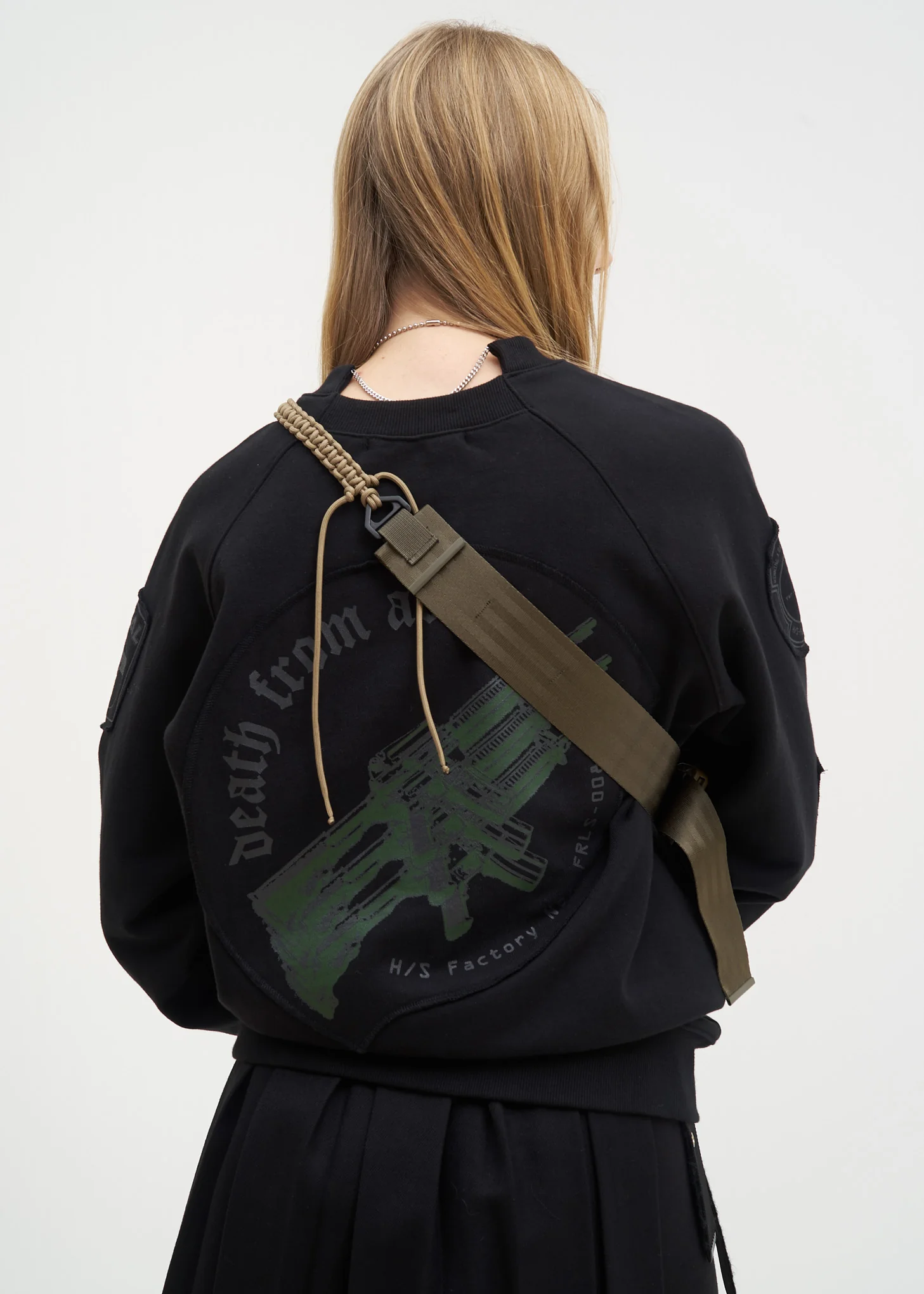 Khaki Cross Bag - Image 4