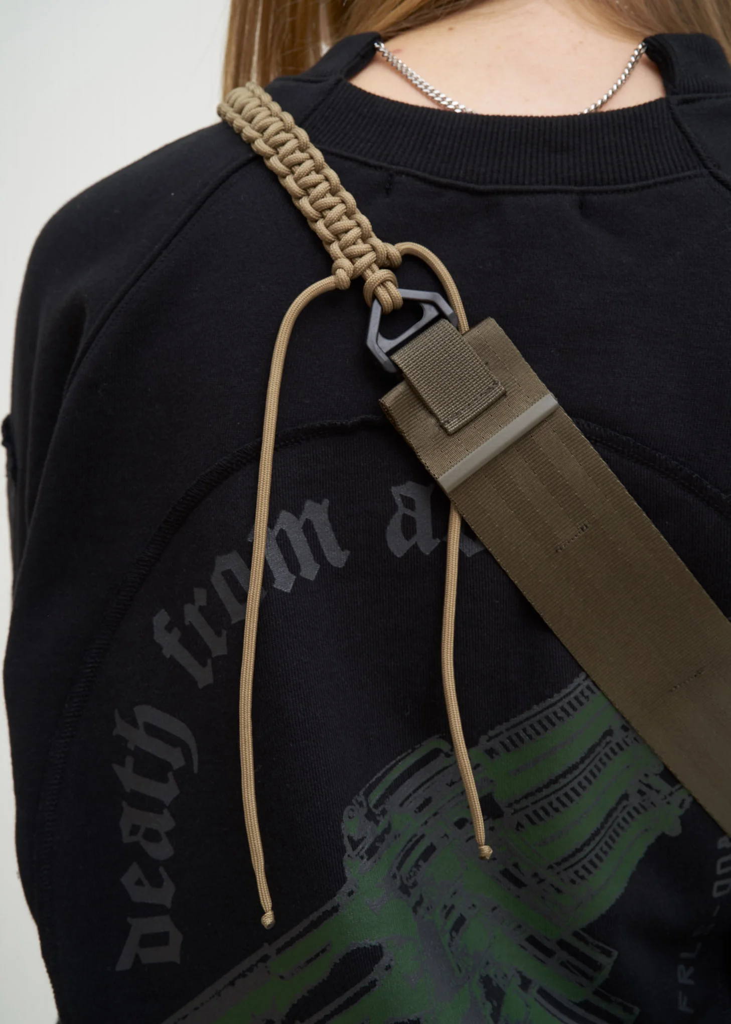 Khaki Cross Bag - Image 5