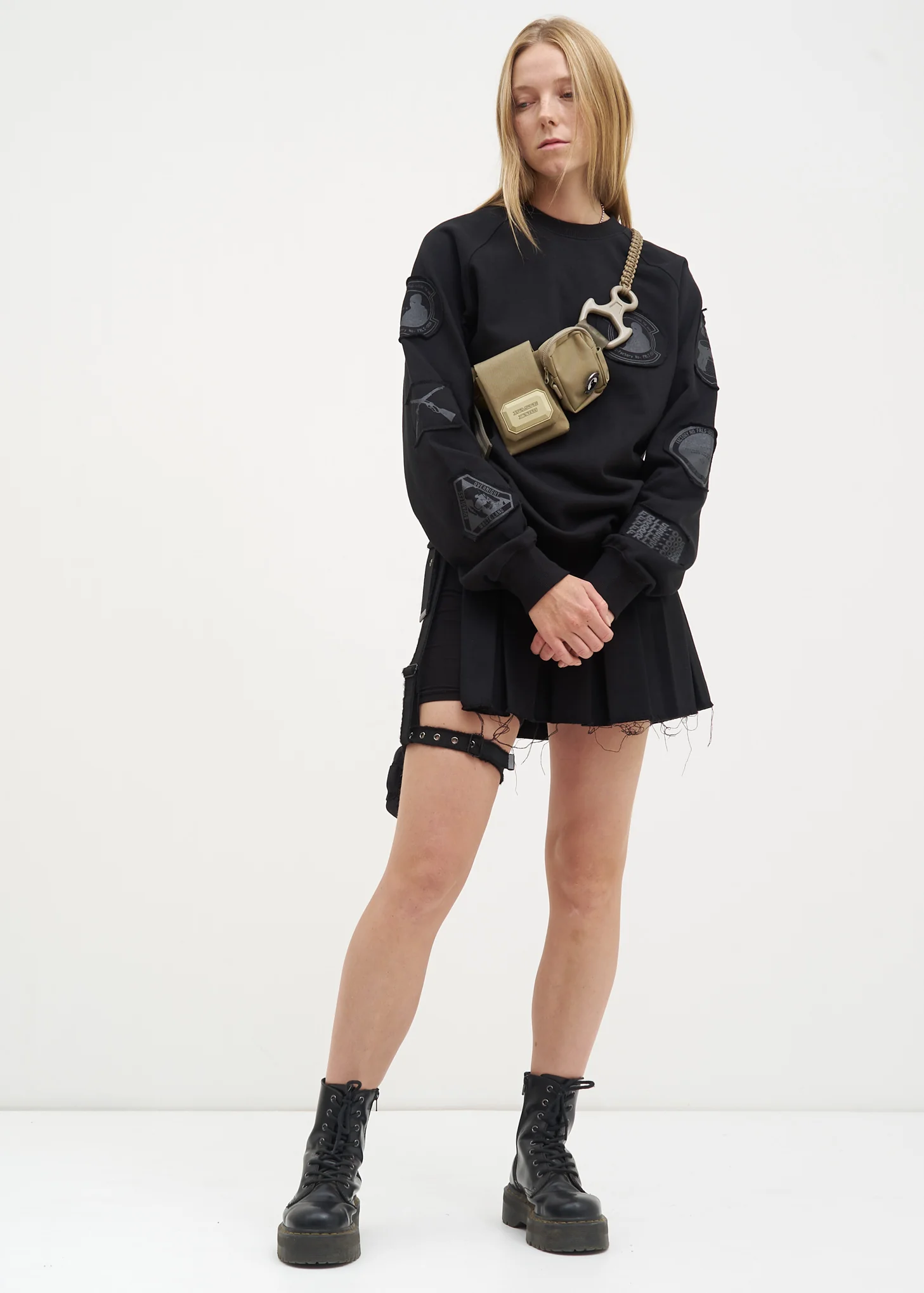 Khaki Cross Bag - Image 6