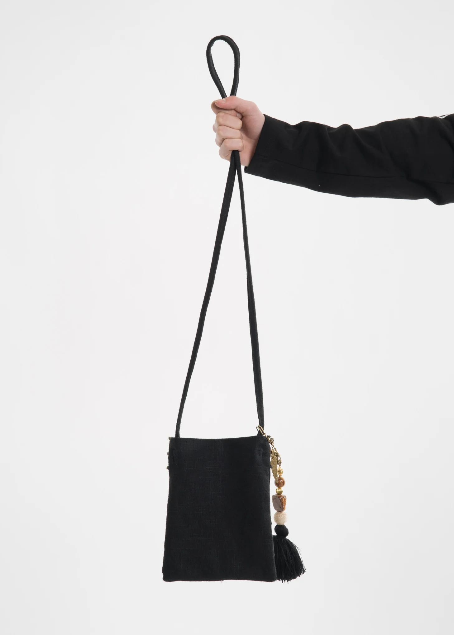 Khaki Cross Bag w/ Keyring - Image 5
