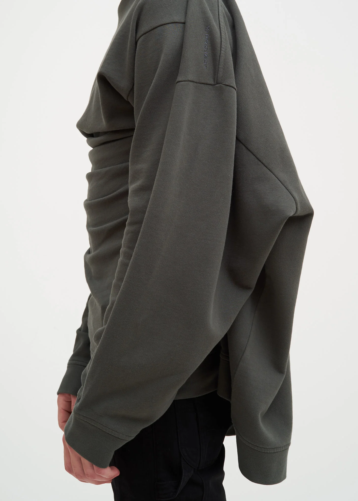 Khaki Fixed Double Sweater - Image 5