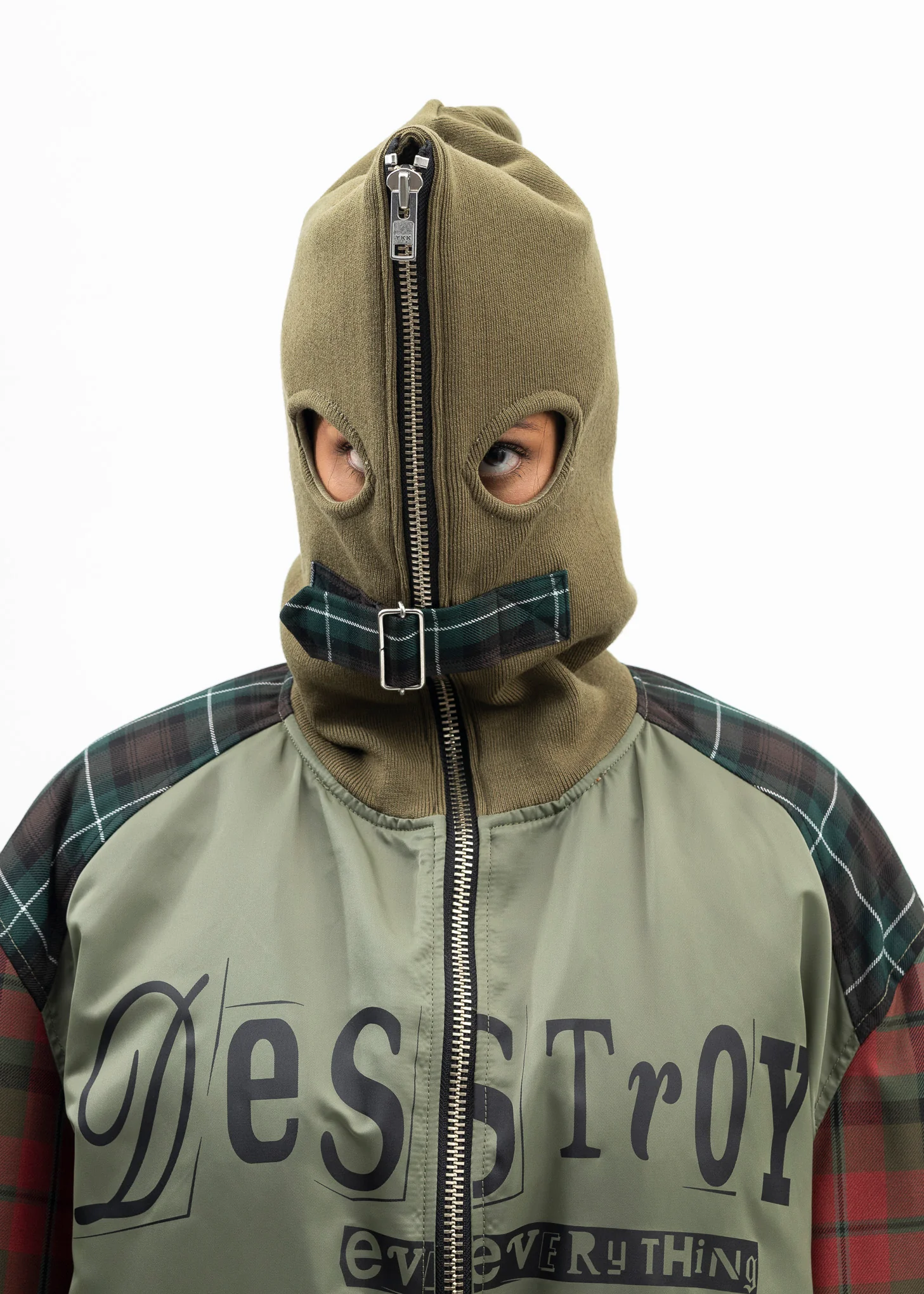 KHAKI GREEN BONDAGE MA-1 JACKET - Image 5