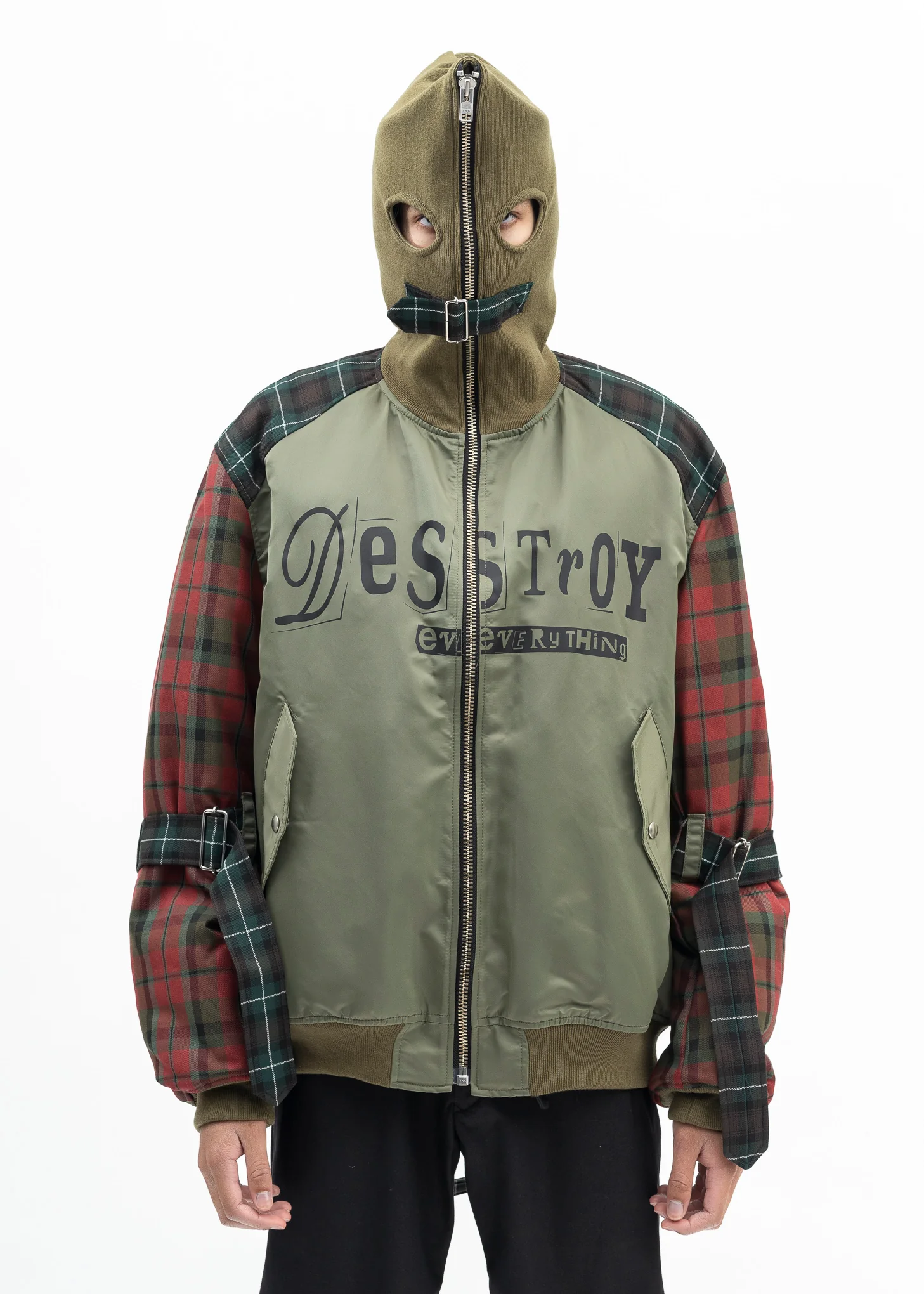 KHAKI GREEN BONDAGE MA-1 JACKET