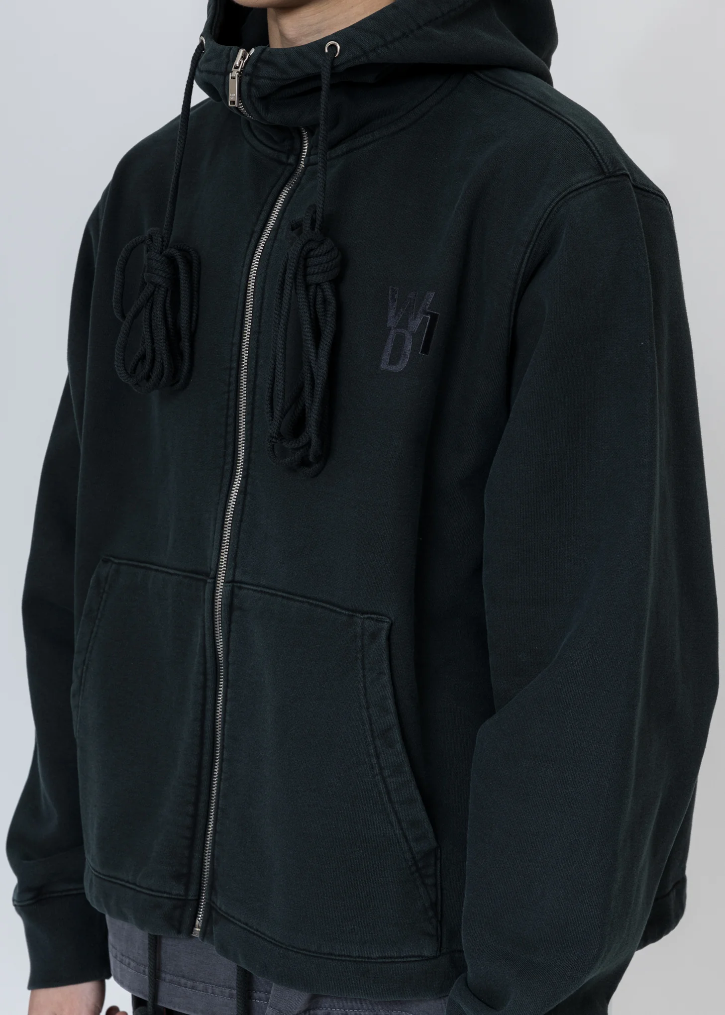 Khaki Horror Movie Zip-Up Hoodie - Image 4