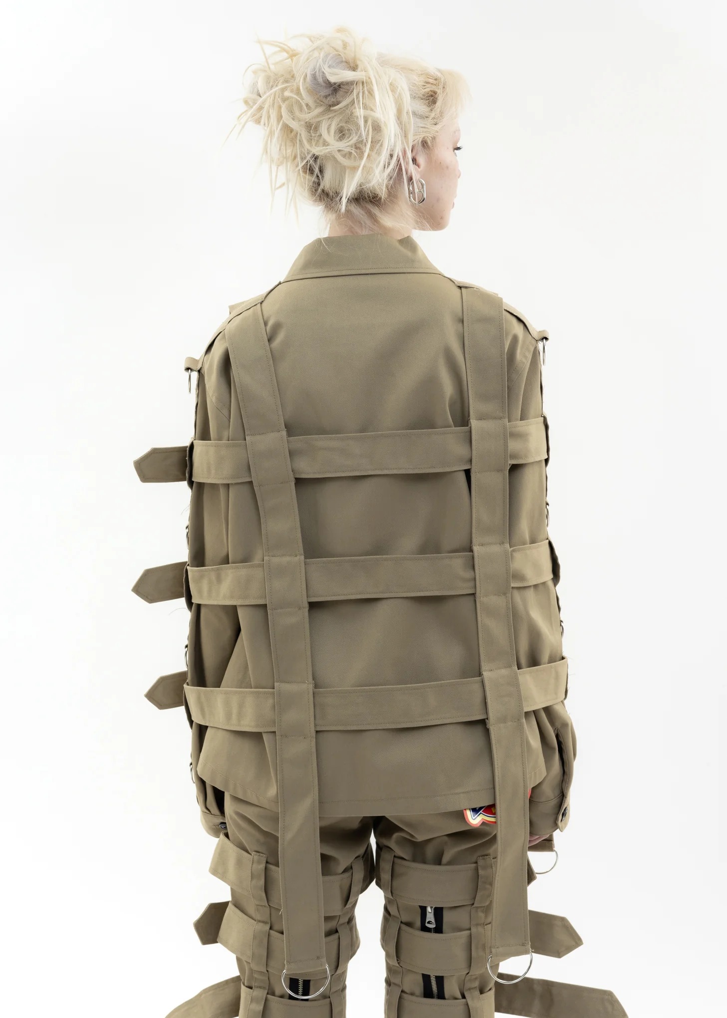 Khaki KIDILL × Dickies Chaos Bondage Jacket - Image 2