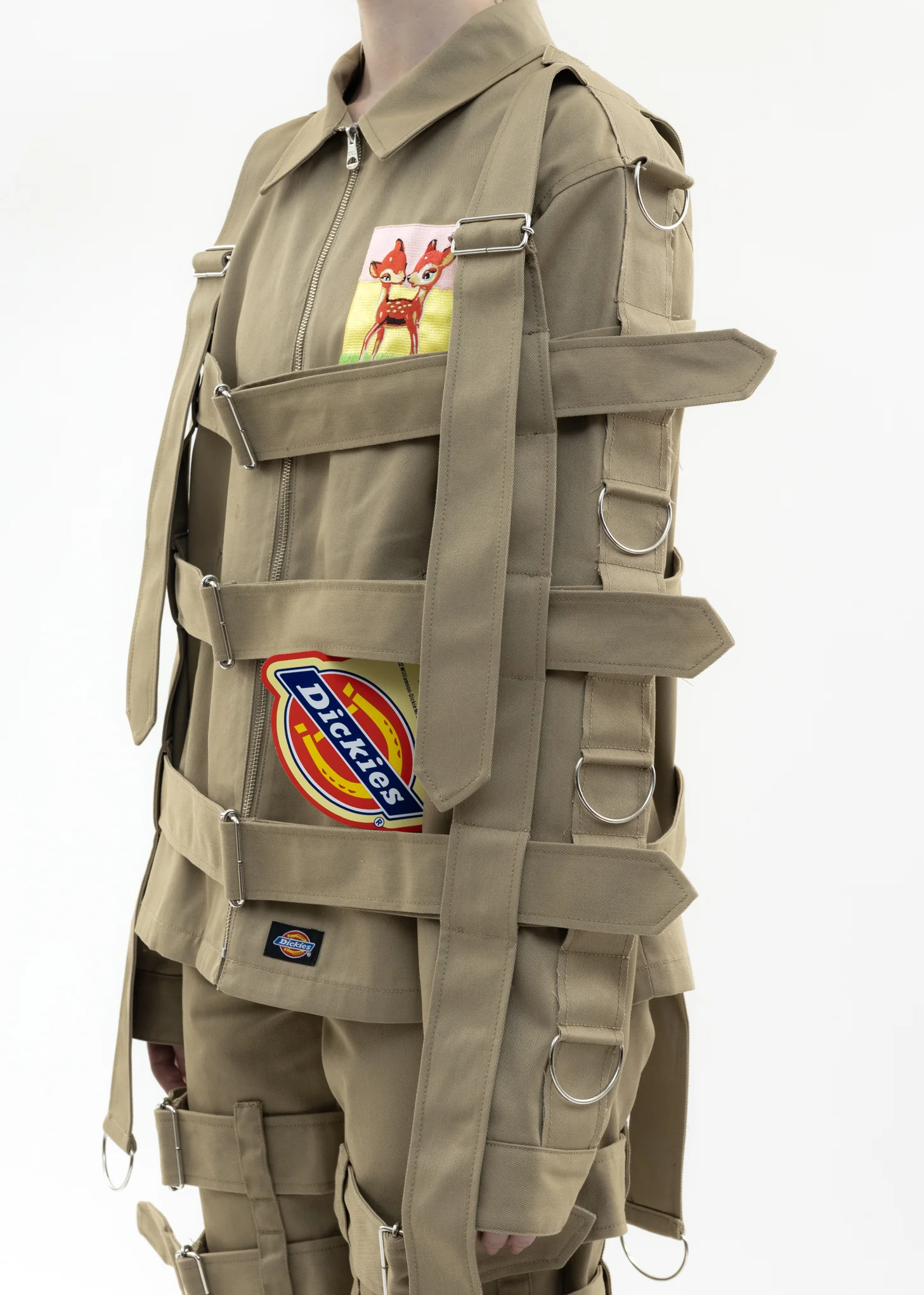 Khaki KIDILL × Dickies Chaos Bondage Jacket - Image 6