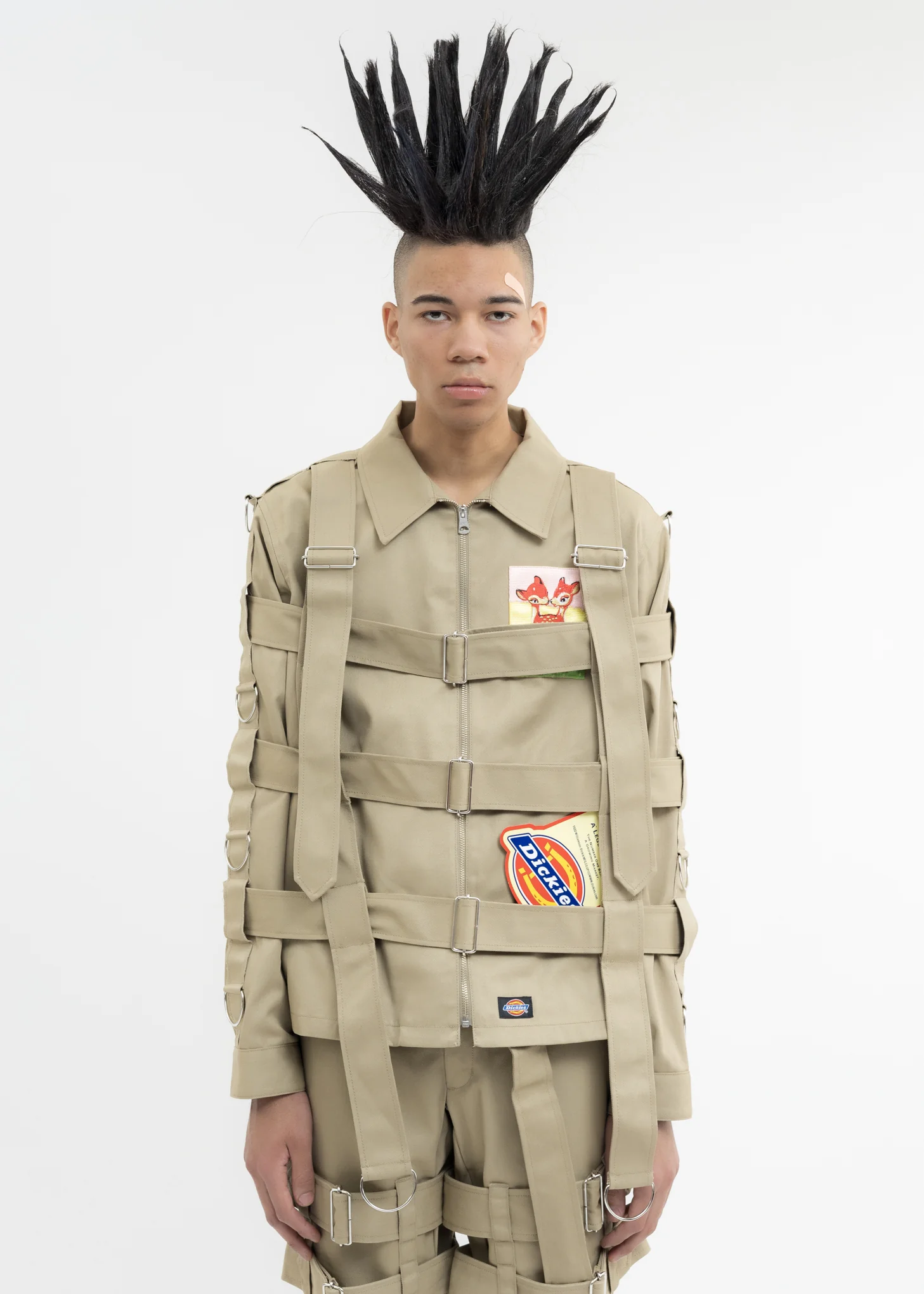 Khaki KIDILL × Dickies Chaos Bondage Jacket