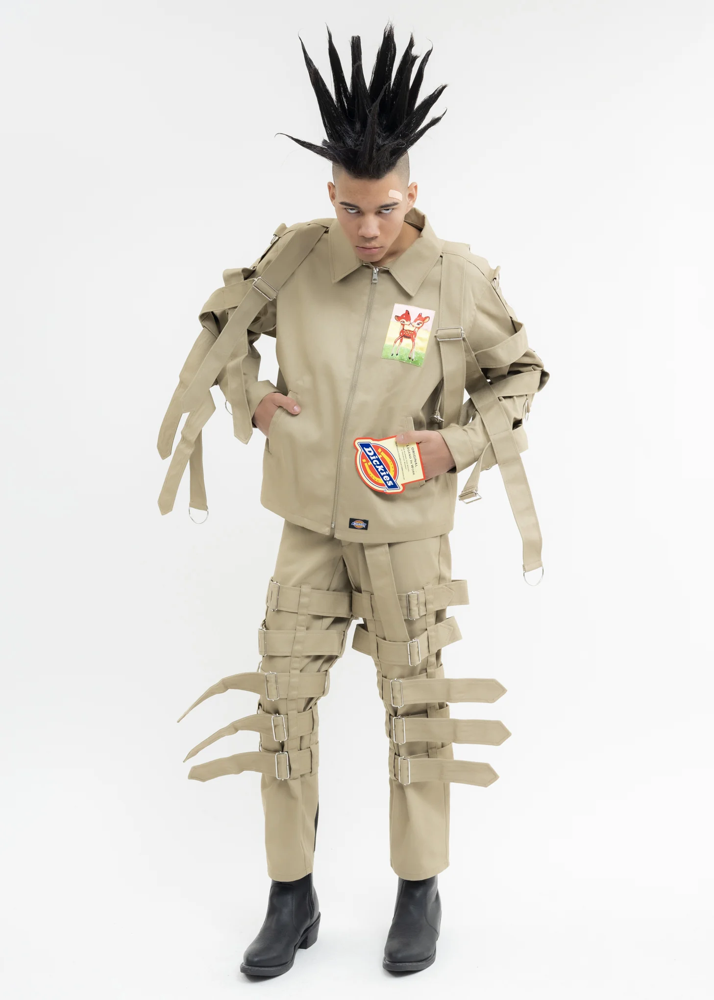 Khaki KIDILL × Dickies Chaos Bondage Jacket - Image 10