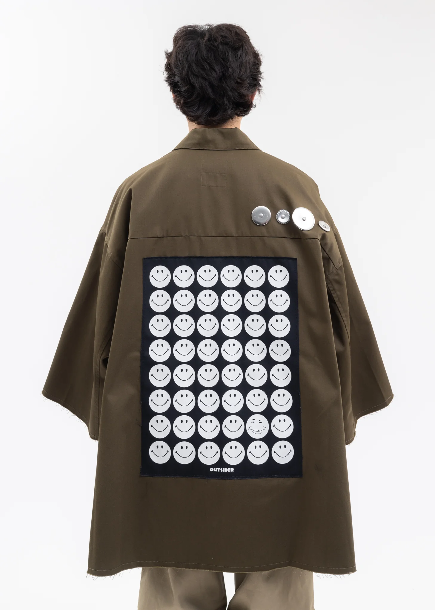 Olive KIDILL × Dickies Military Shirt - Image 2