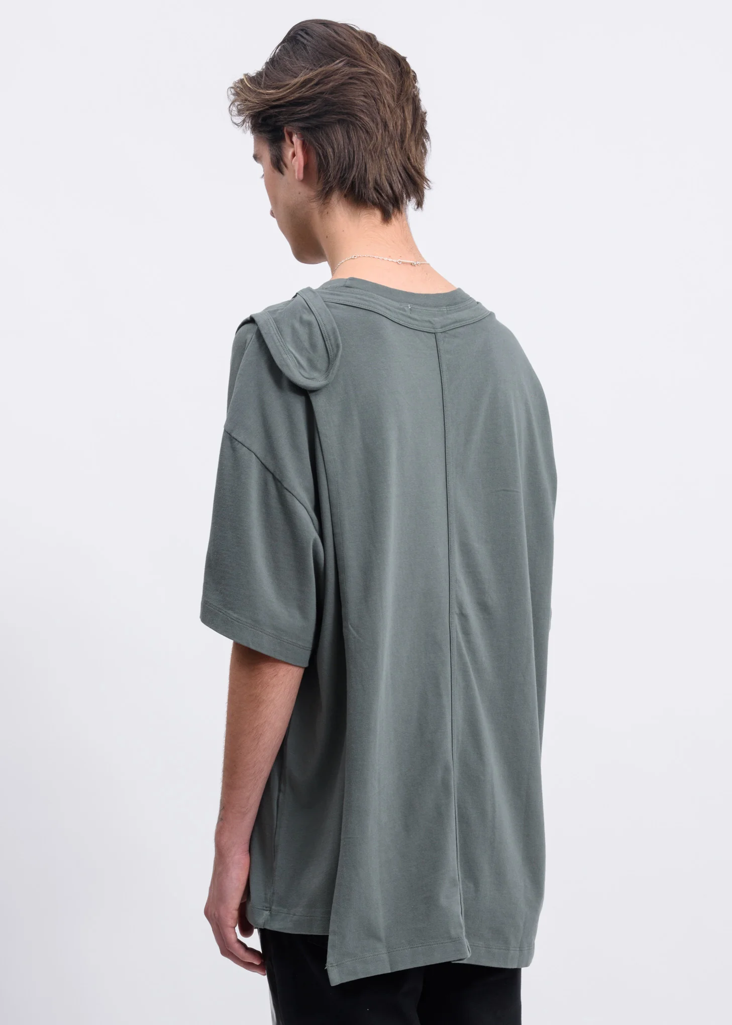 Khaki Layered T-Shirt - Image 3