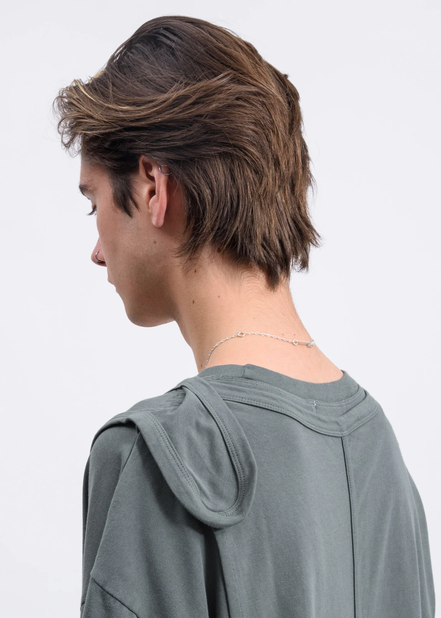 Khaki Layered T-Shirt - Image 5