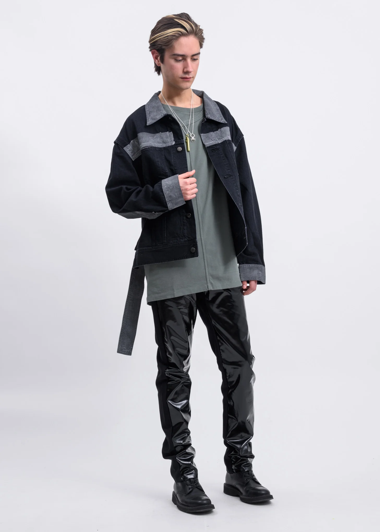 Khaki Layered T-Shirt - Image 6