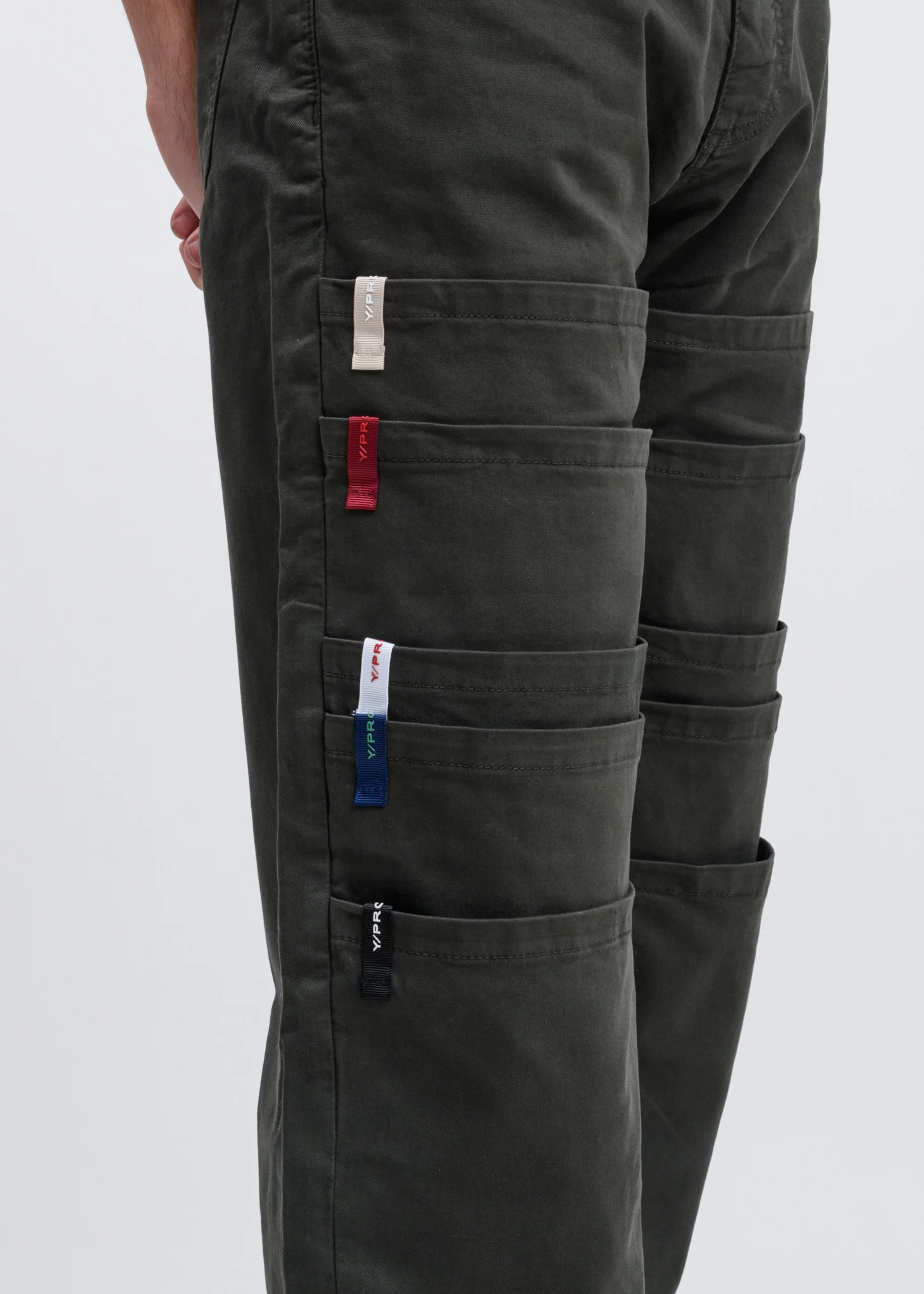 Khaki Layered Trousers - Image 2
