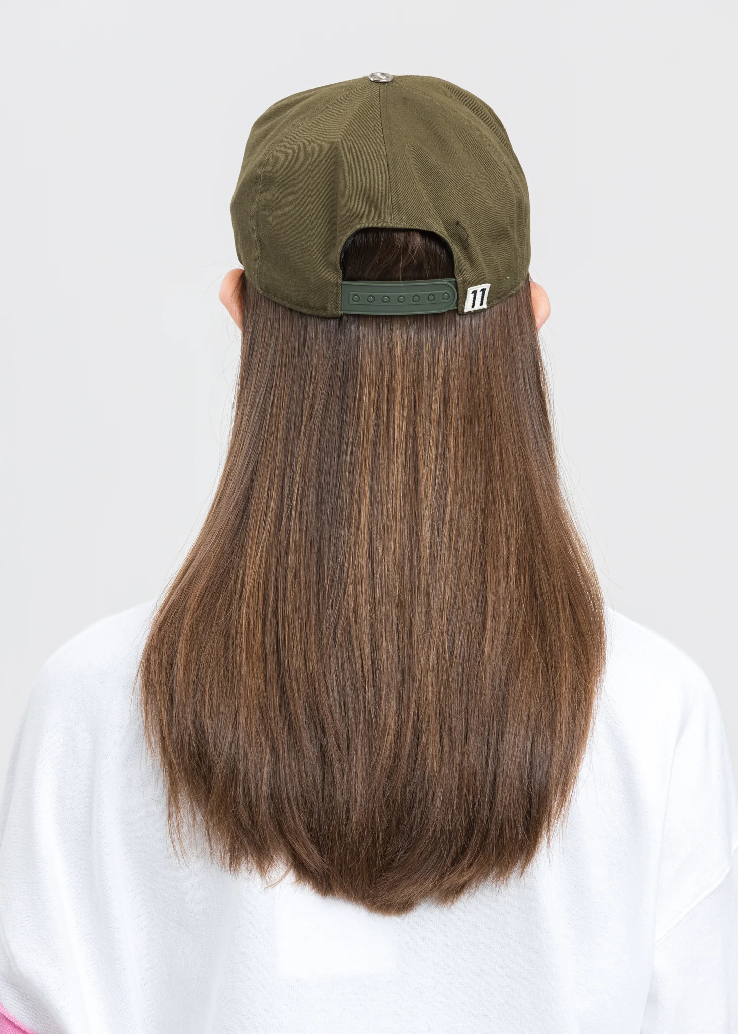 Khaki Neon Patch Embroidered Cap - Image 2