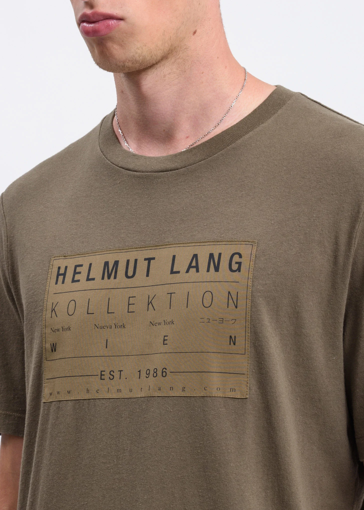 Khaki Patch T-Shirt - Image 2