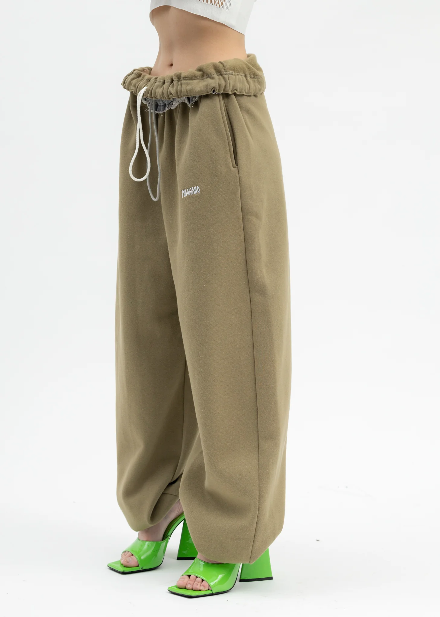 KHAKI  PROVINCIA TRACKPANTS - Image 2