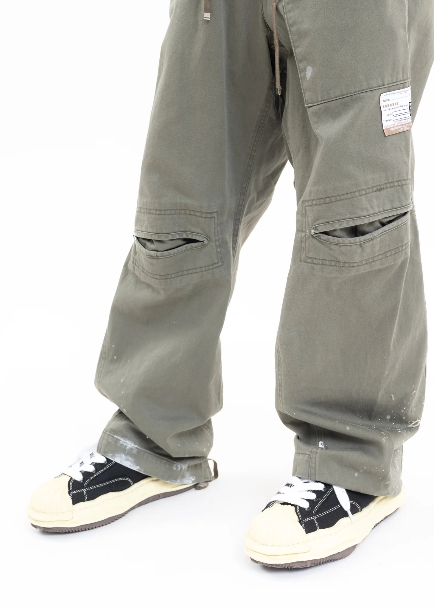 Khaki Slide Piece Military Pants - Image 5