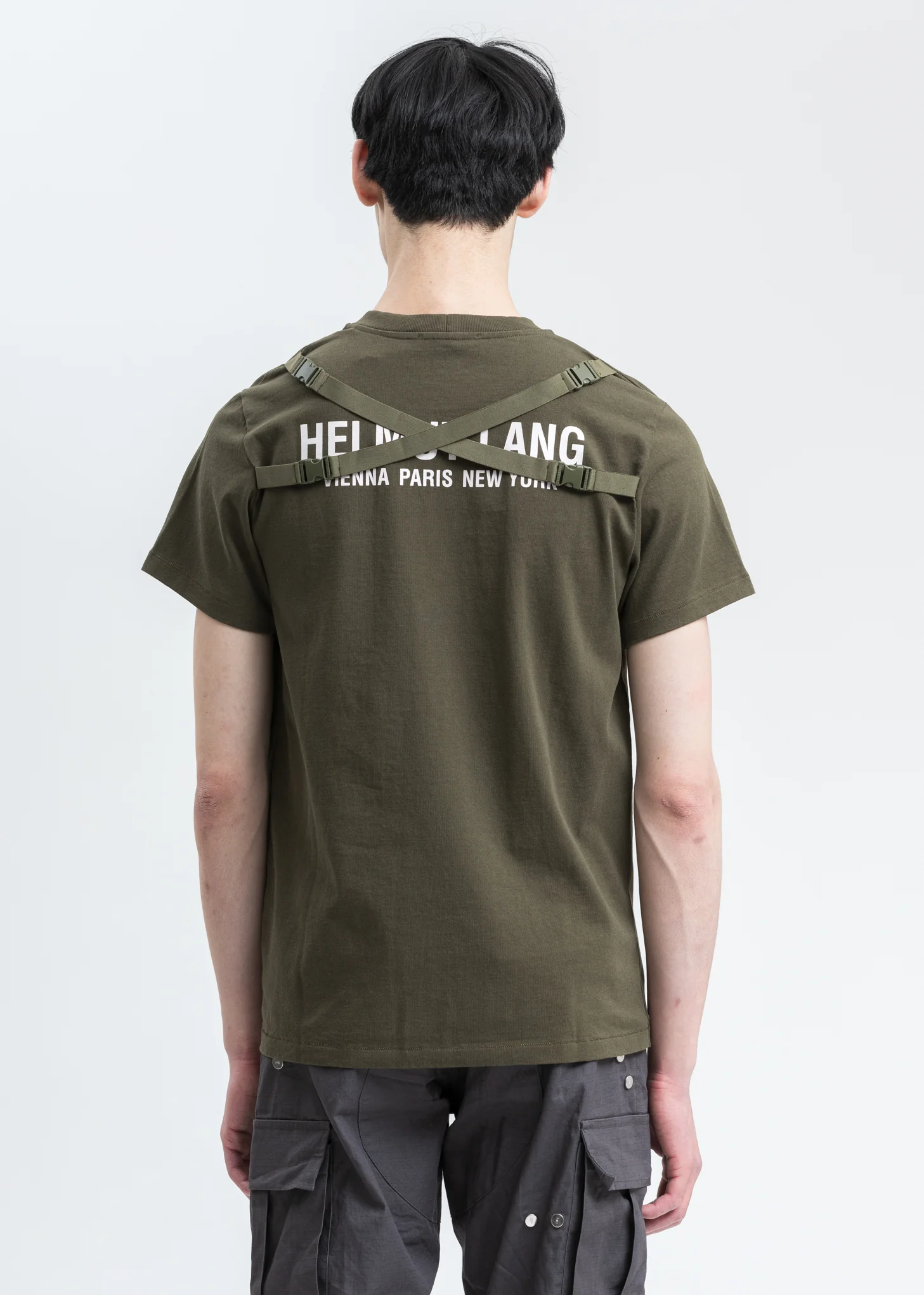 Khaki Strap T-Shirt - Image 4