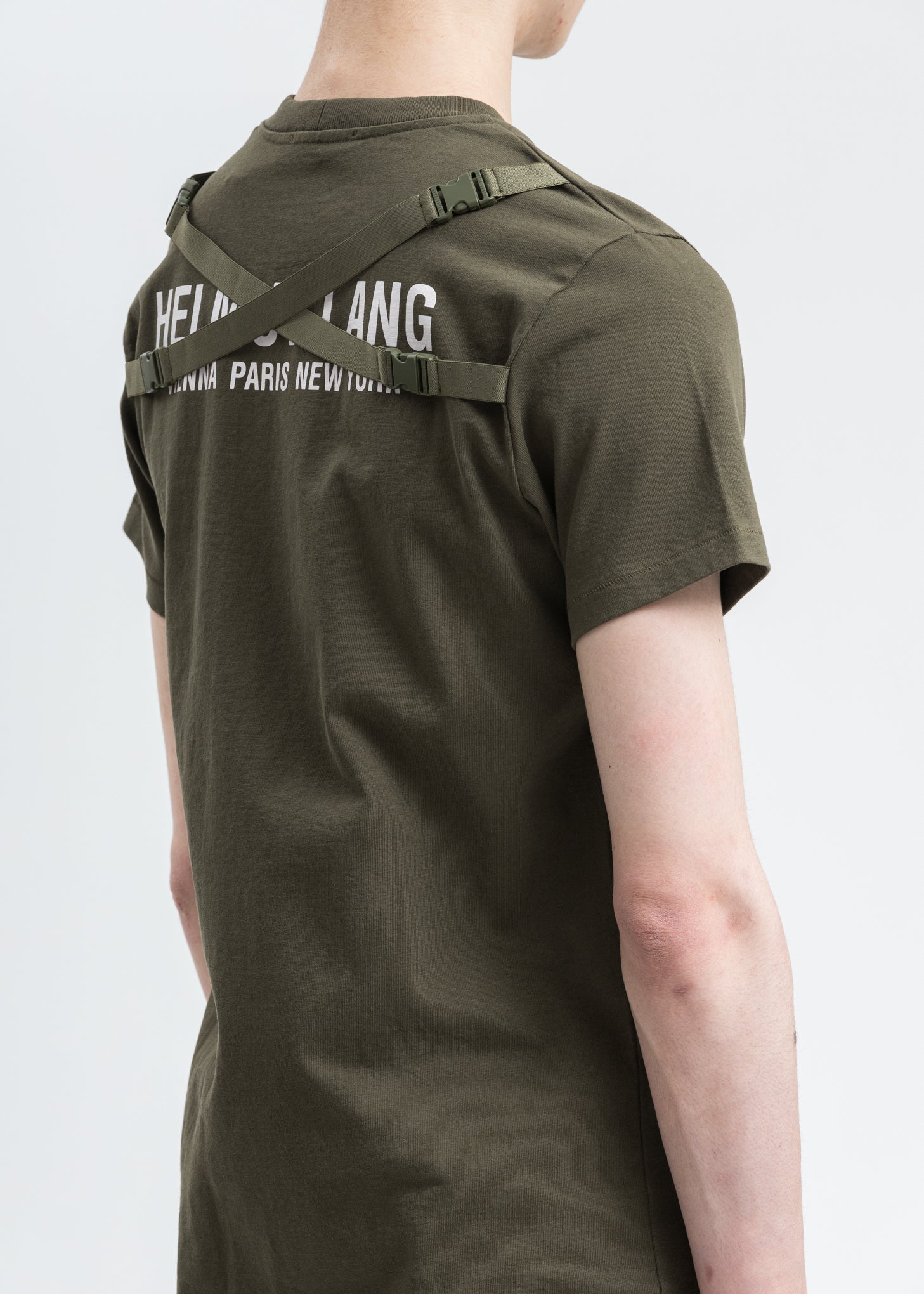 Khaki Strap T-Shirt - Image 5