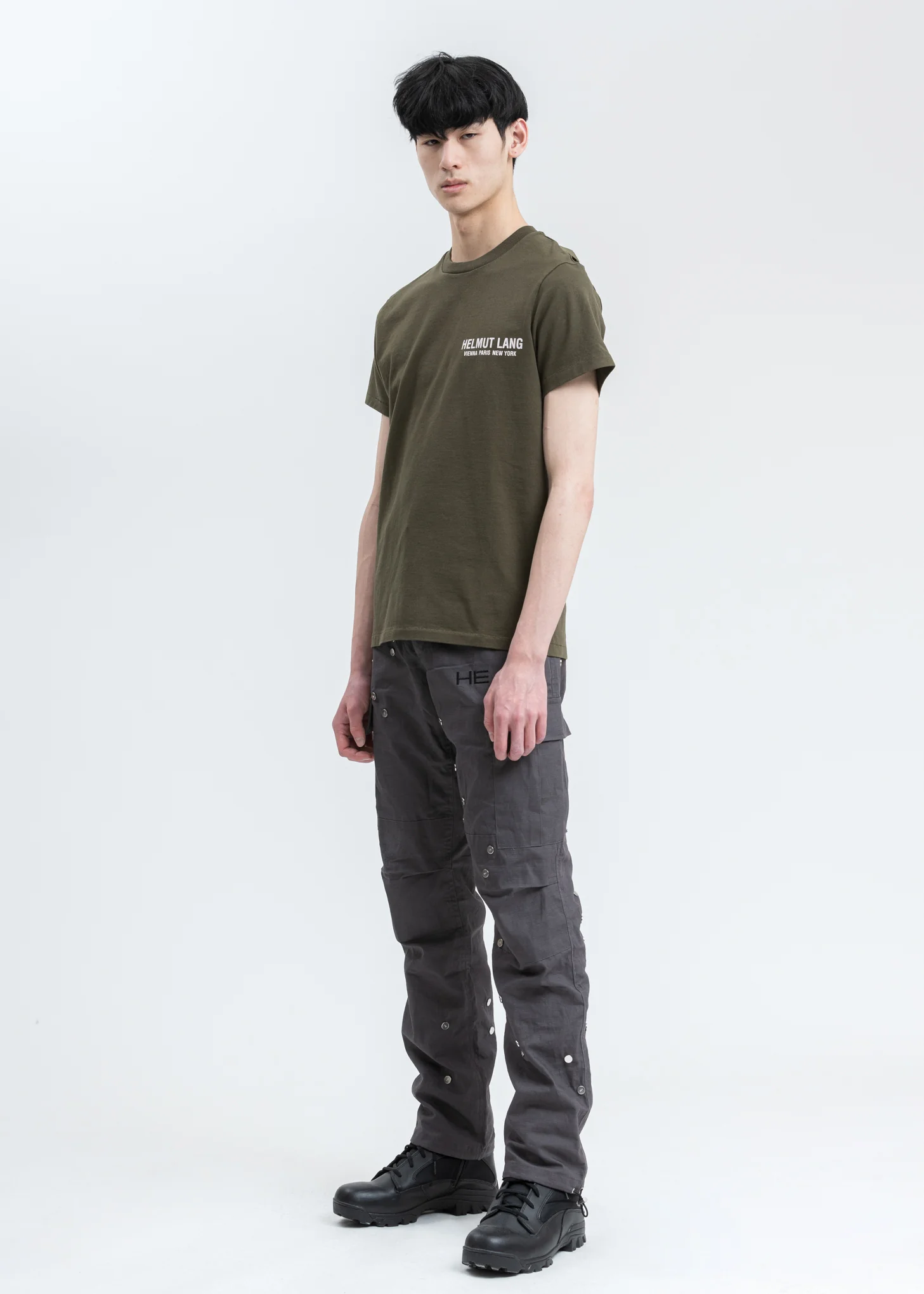 Khaki Strap T-Shirt - Image 7