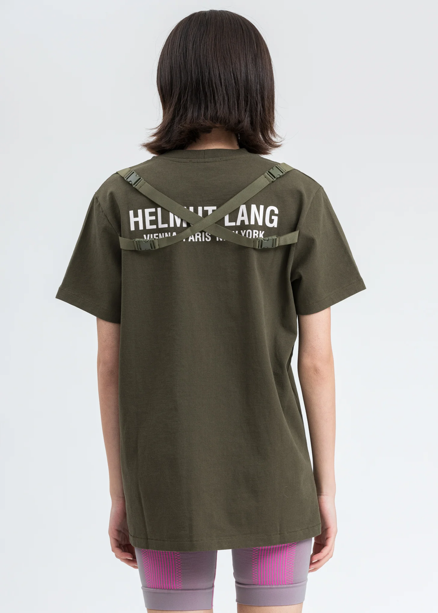 Khaki Strap T-Shirt - Image 2
