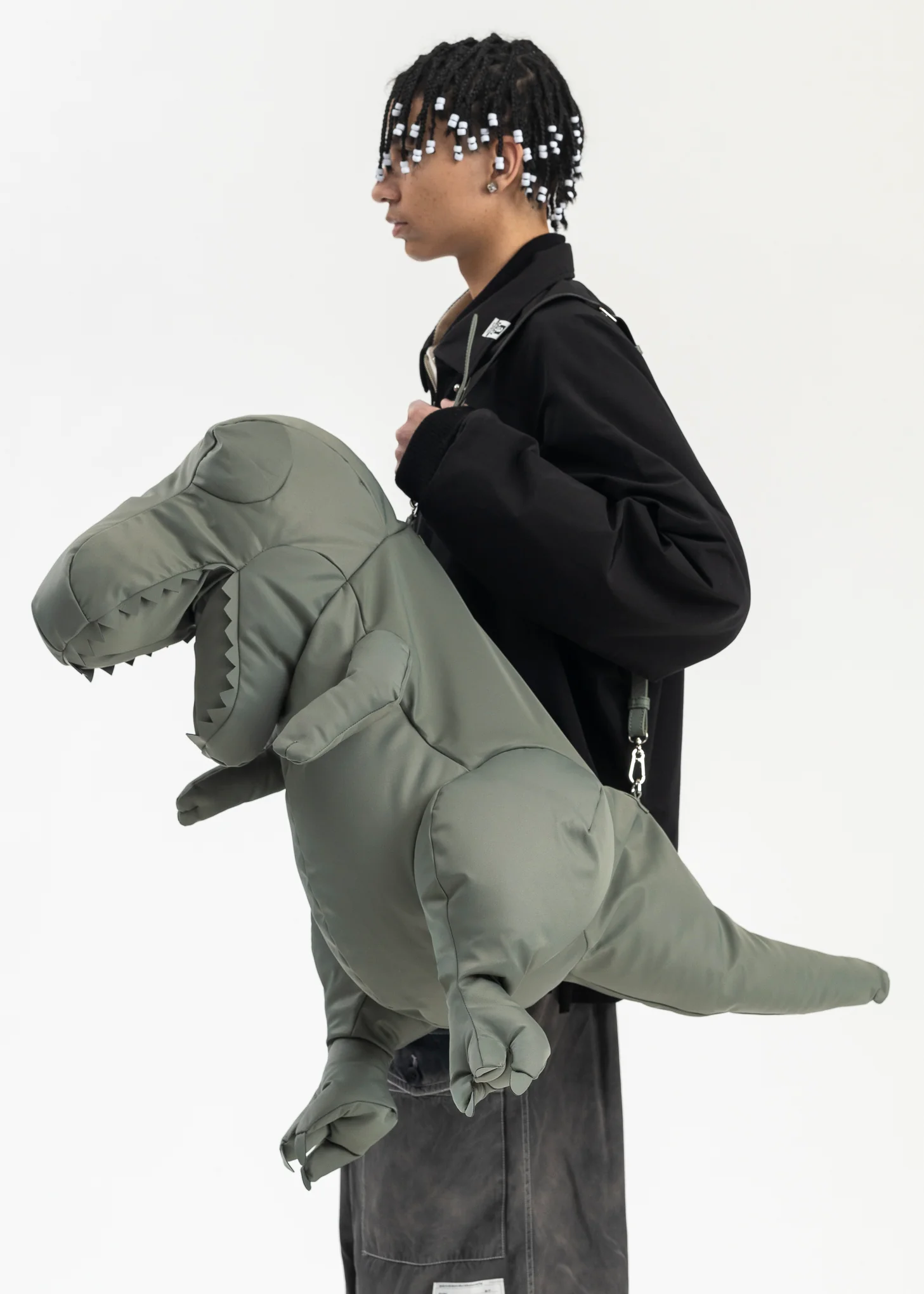Khaki T-Rex Big Bag - Image 2