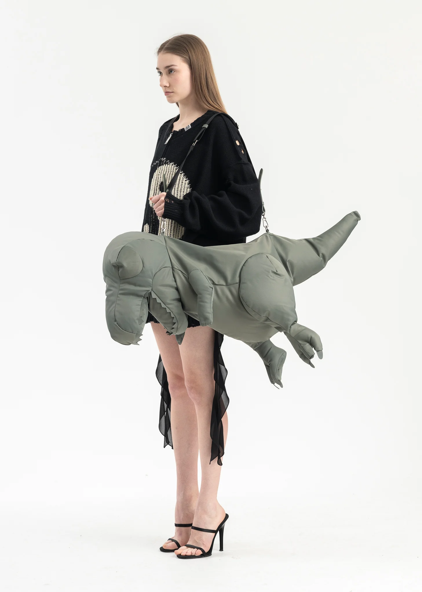 Khaki T-Rex Big Bag - Image 7