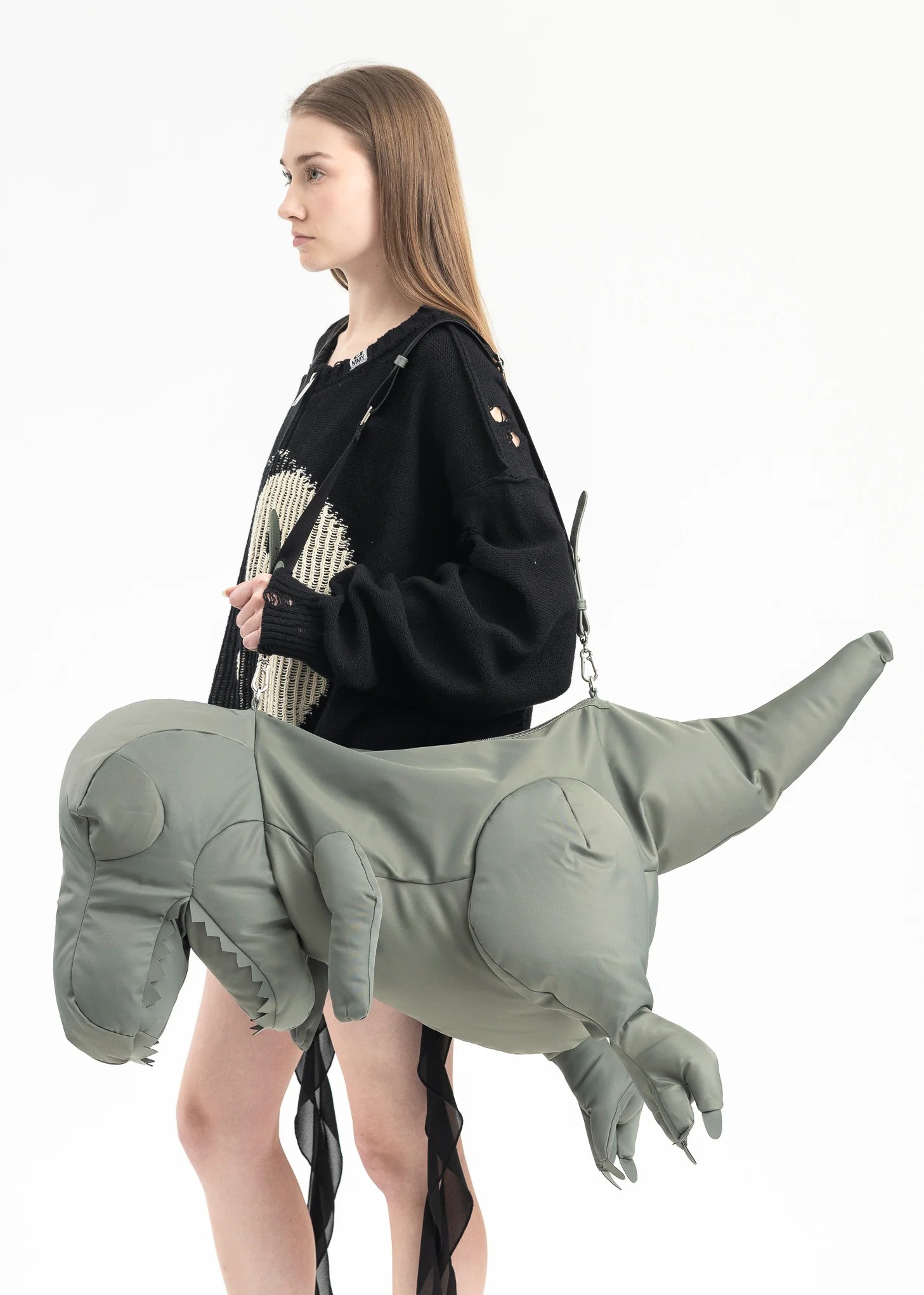 Khaki T-Rex Big Bag - Image 8