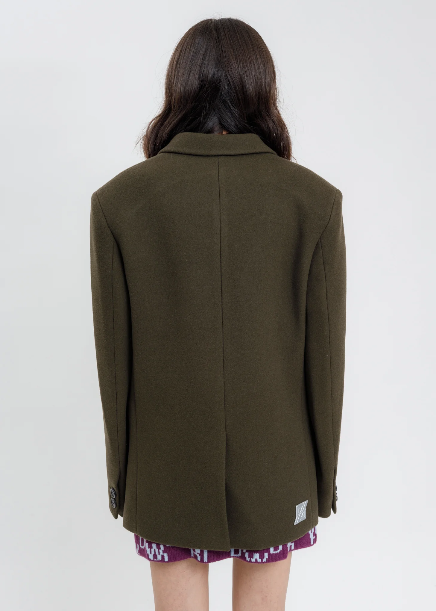 Khaki Three Button Suit Jacket - Image 4