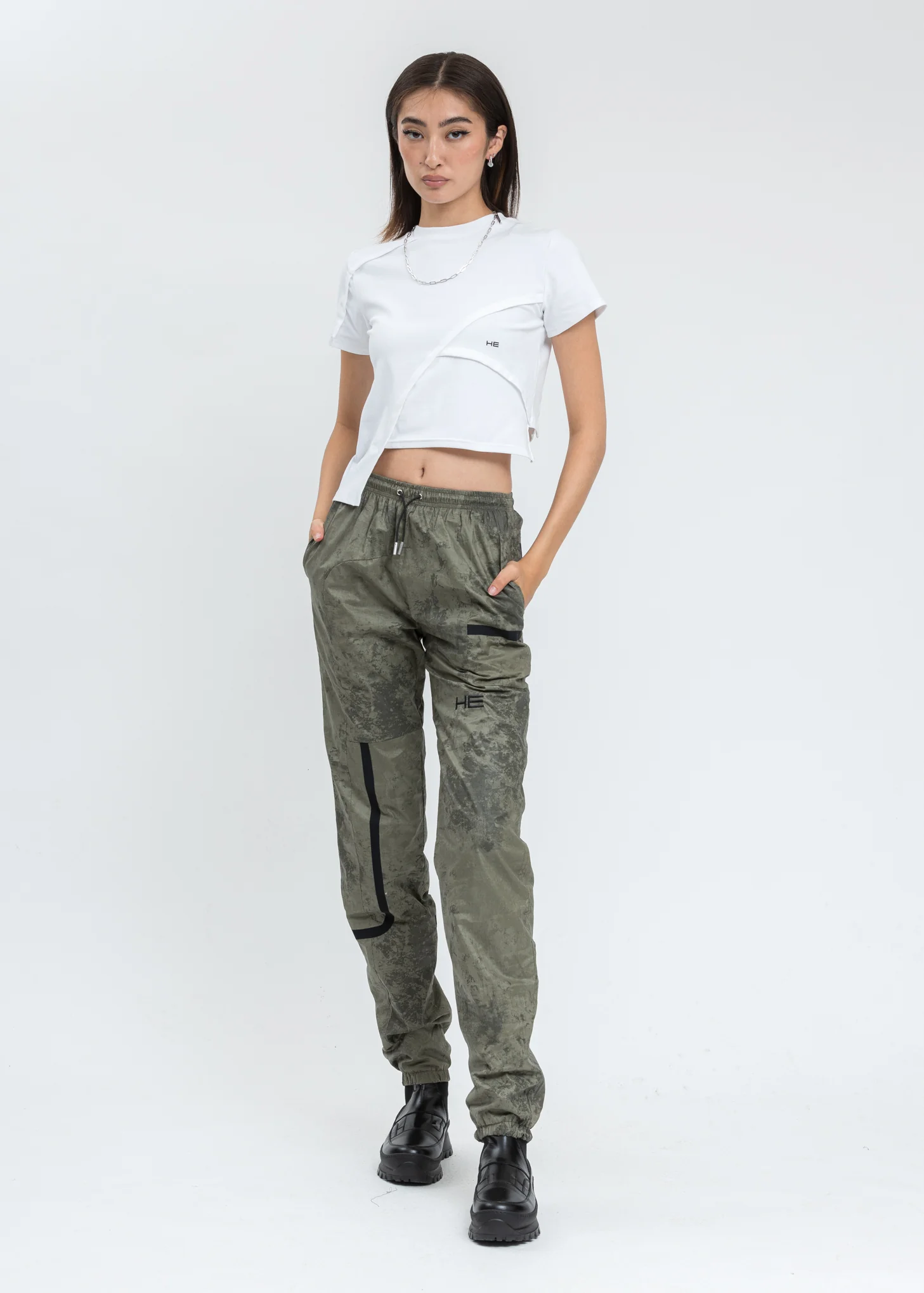 Khaki Track Pants - Image 8