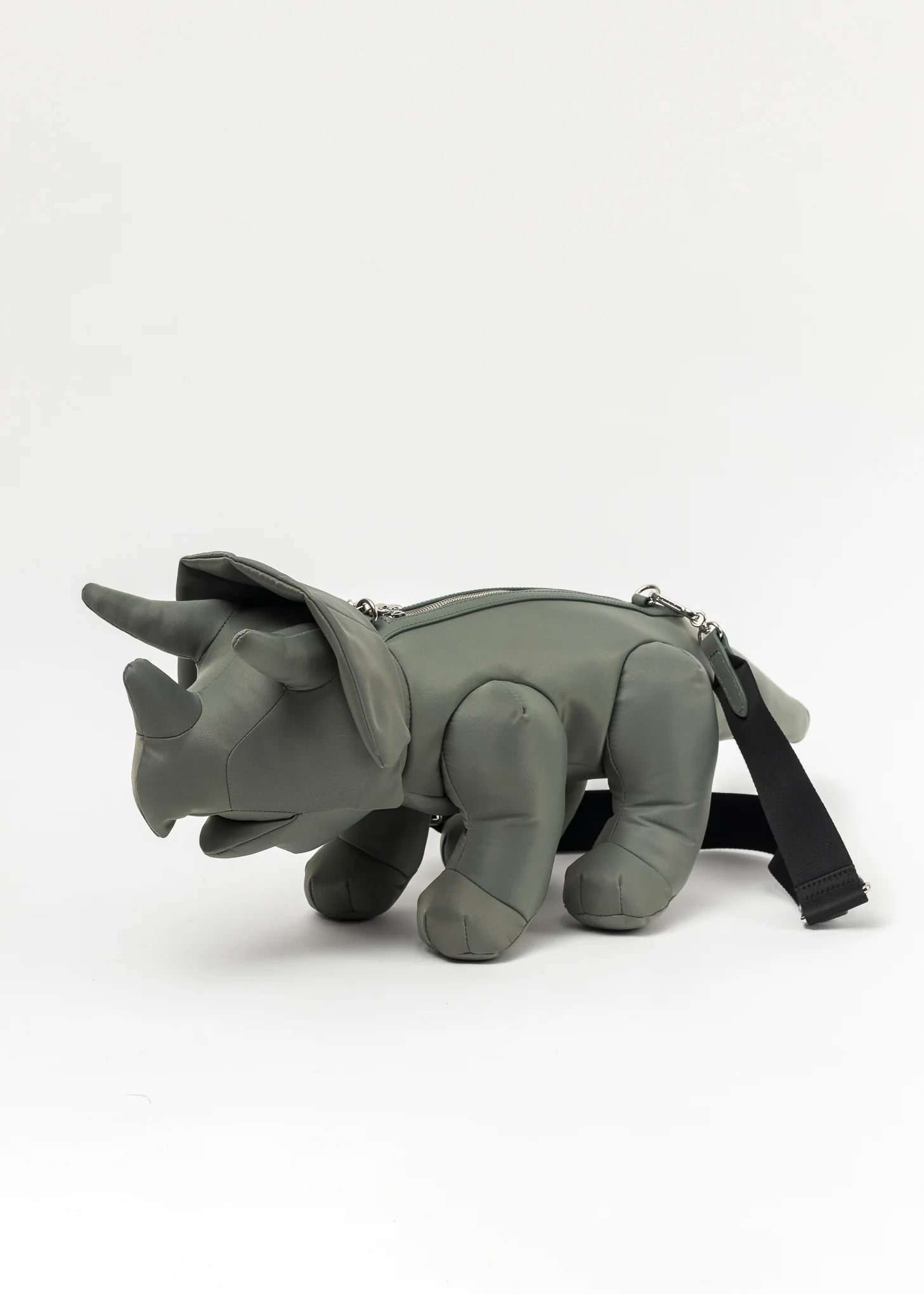 Khaki Triceratops Bag