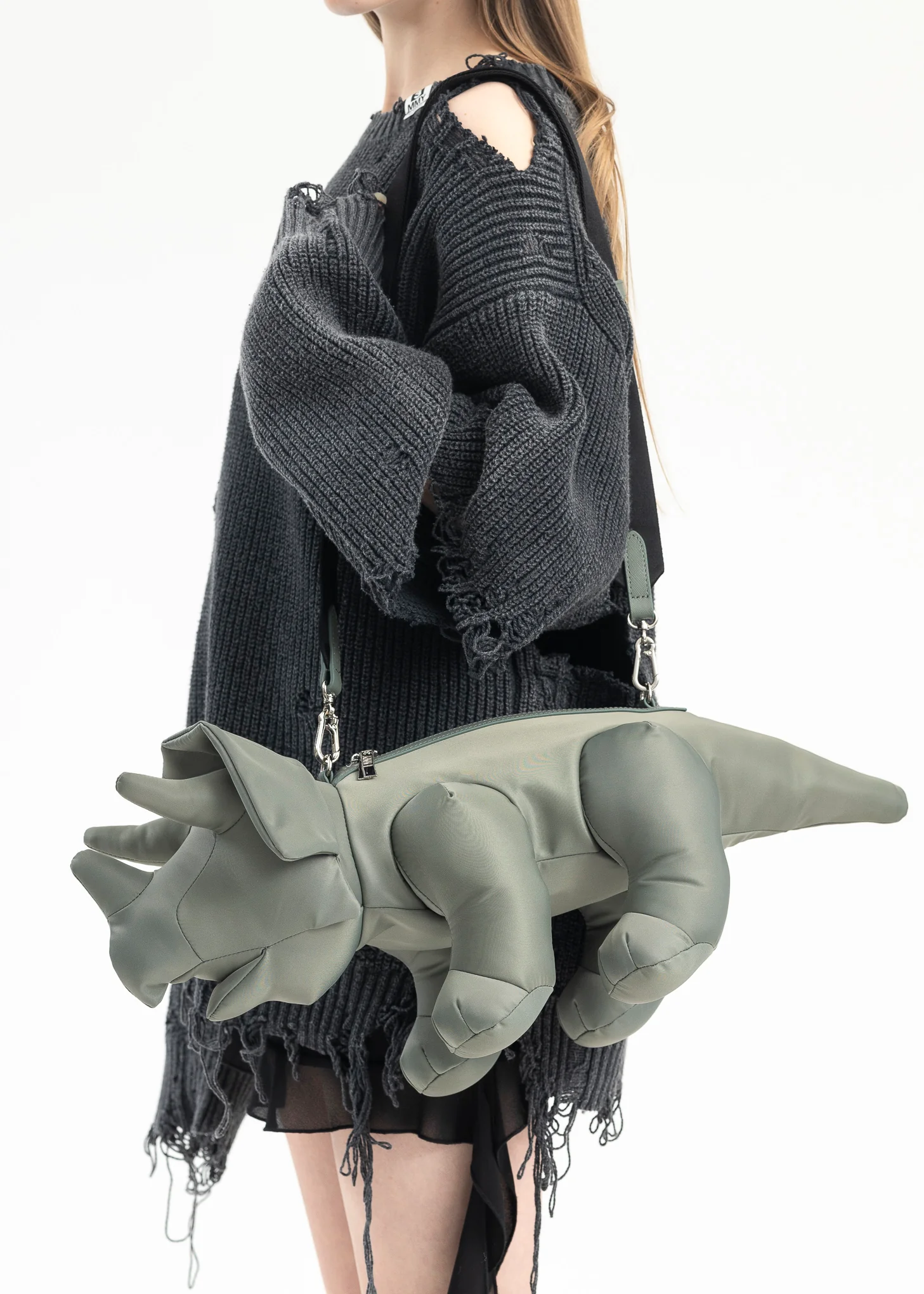 Khaki Triceratops Bag - Image 6