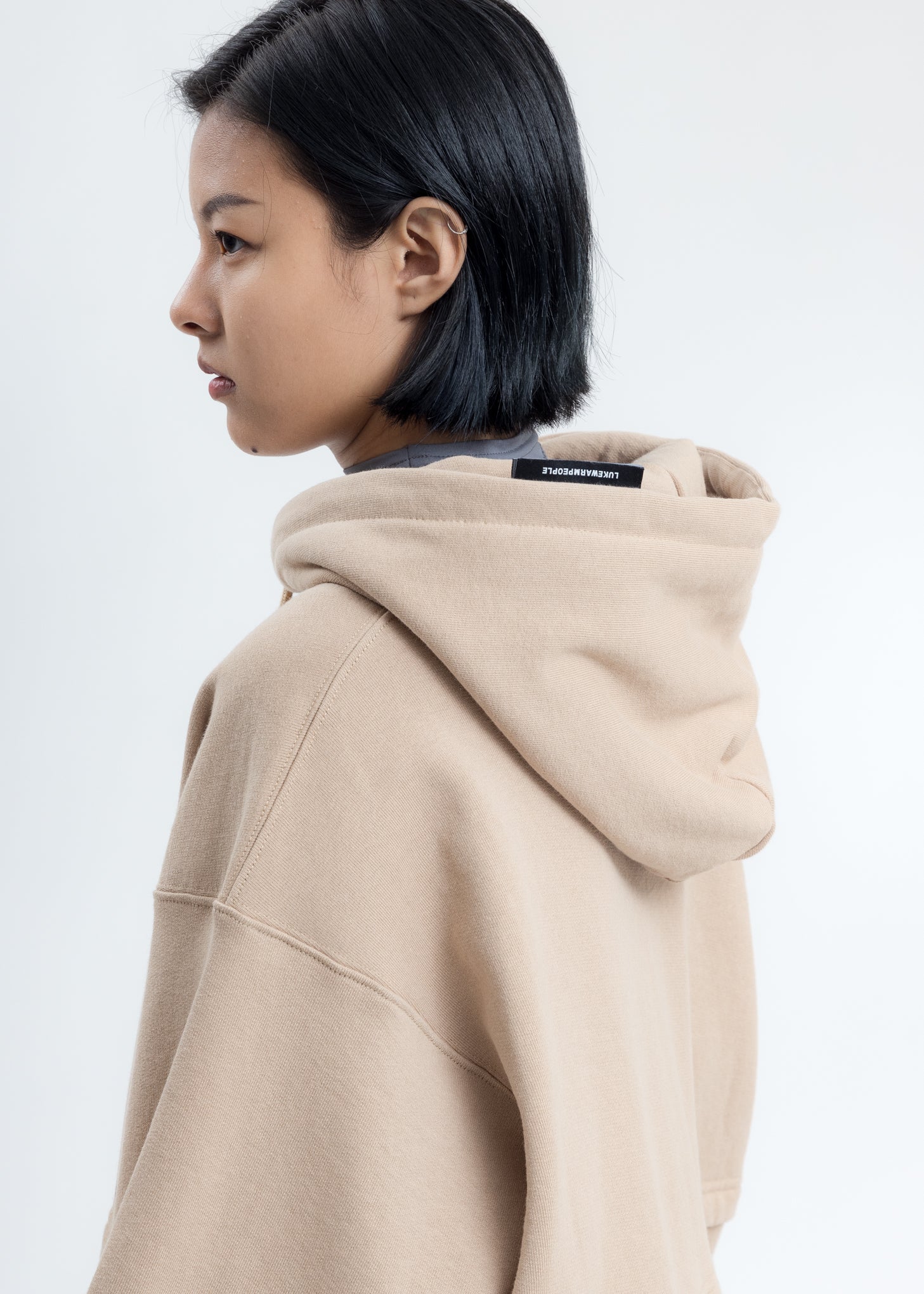 Khaki Triple Layer Hoodies - Image 2