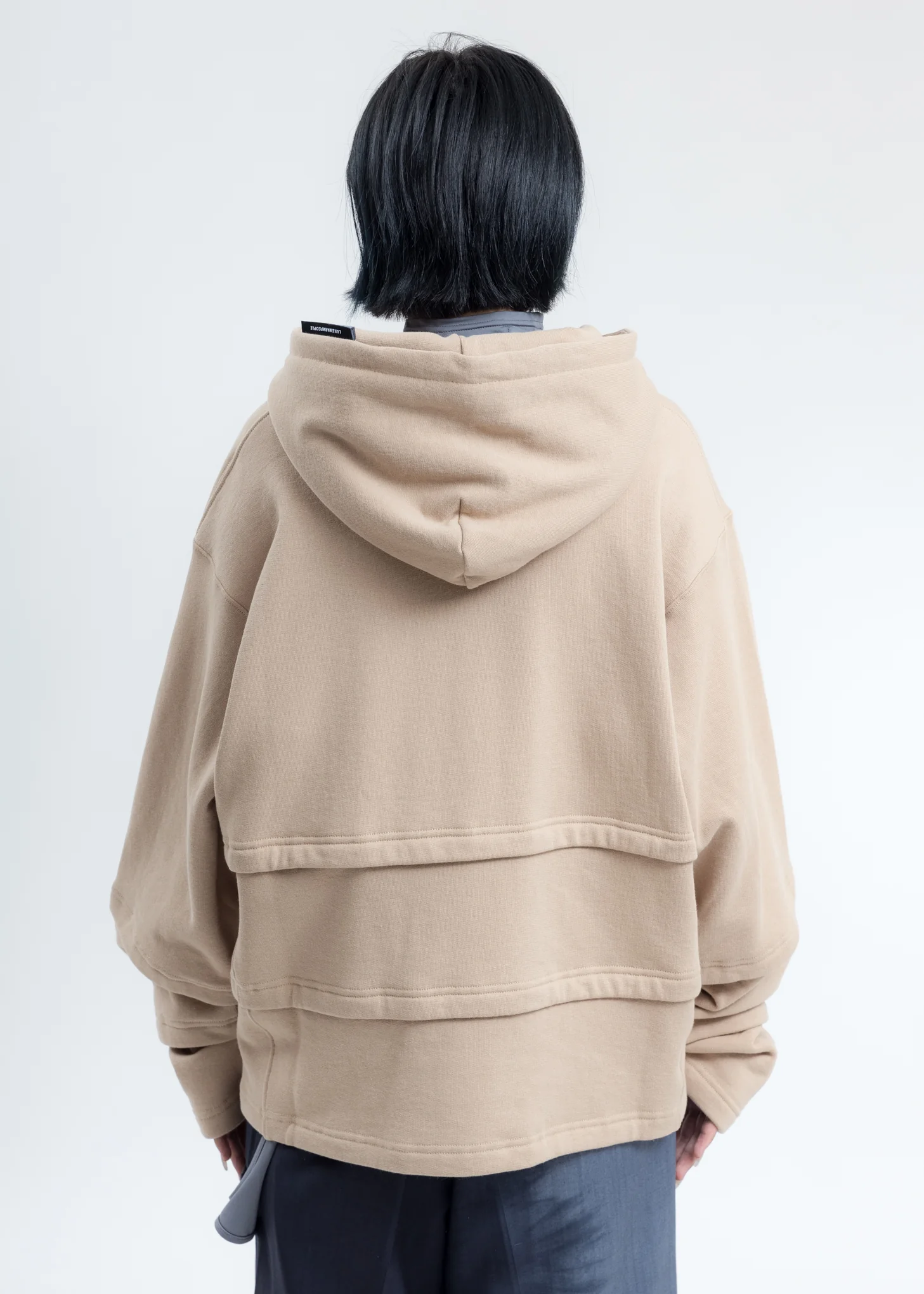 Khaki Triple Layer Hoodies - Image 5