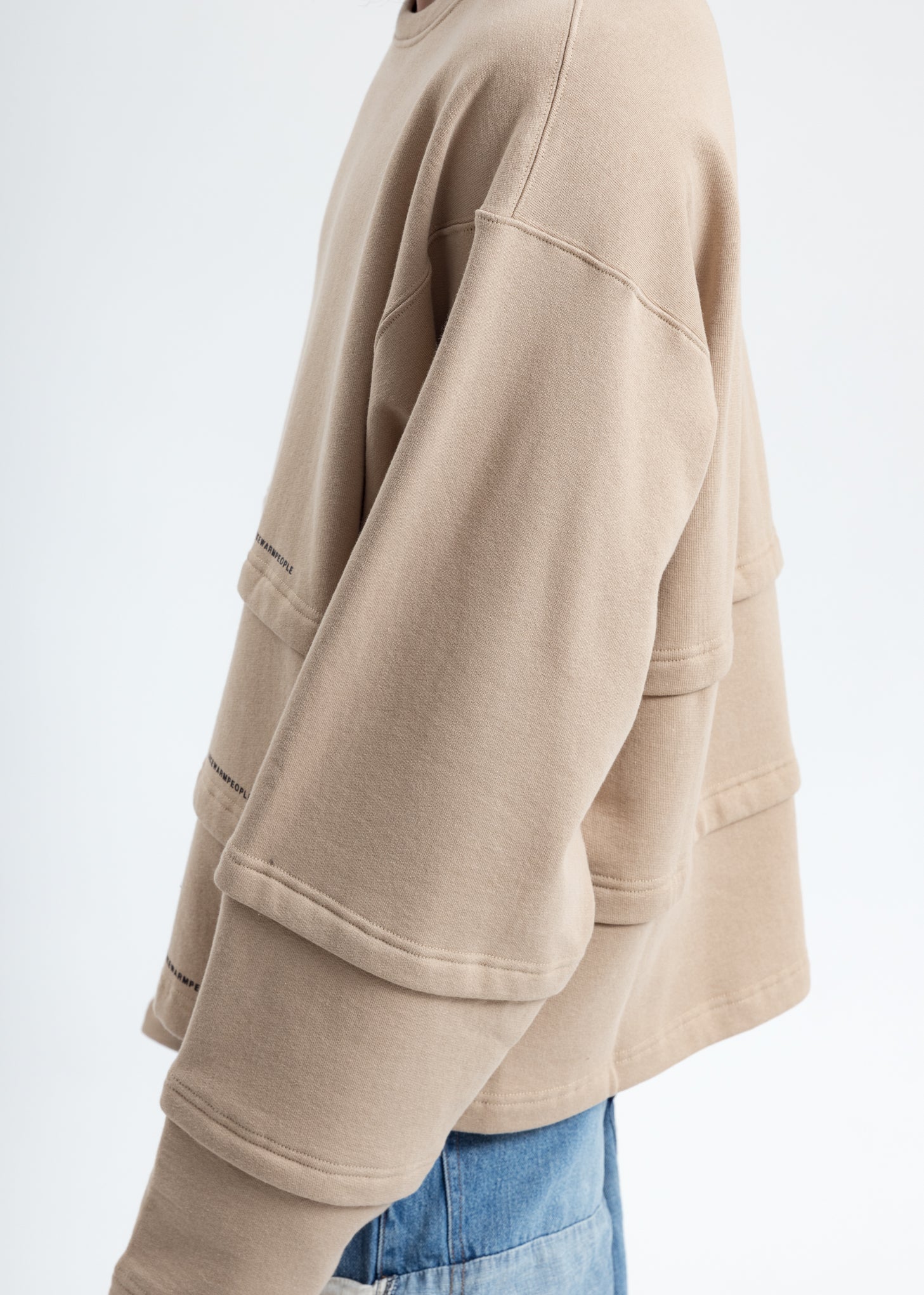 Khaki Triple Layer Sweatshirt - Image 5