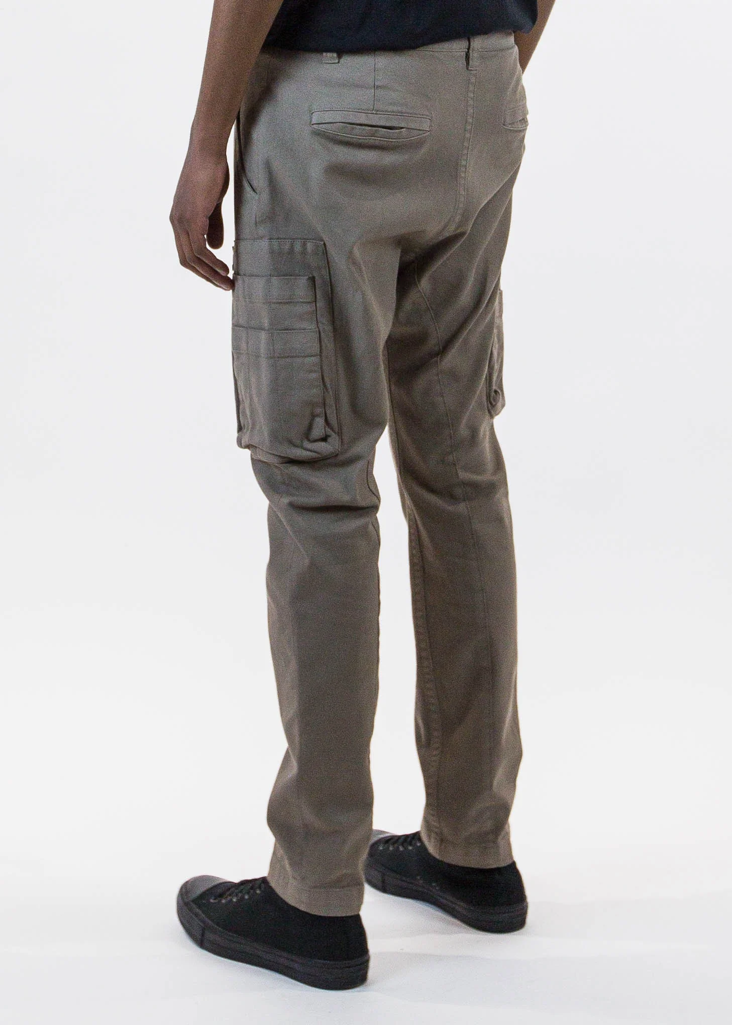 Khaki Utility Cargo Pants - Image 4