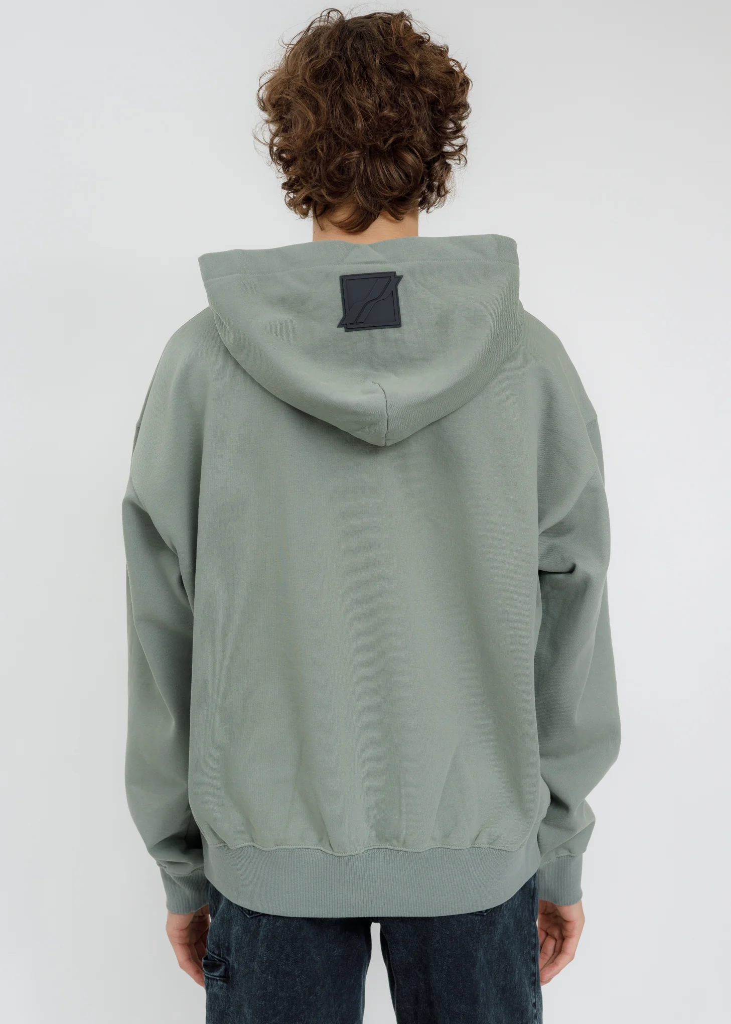 Khaki WE11DONE All Over  Hoodie - Image 4