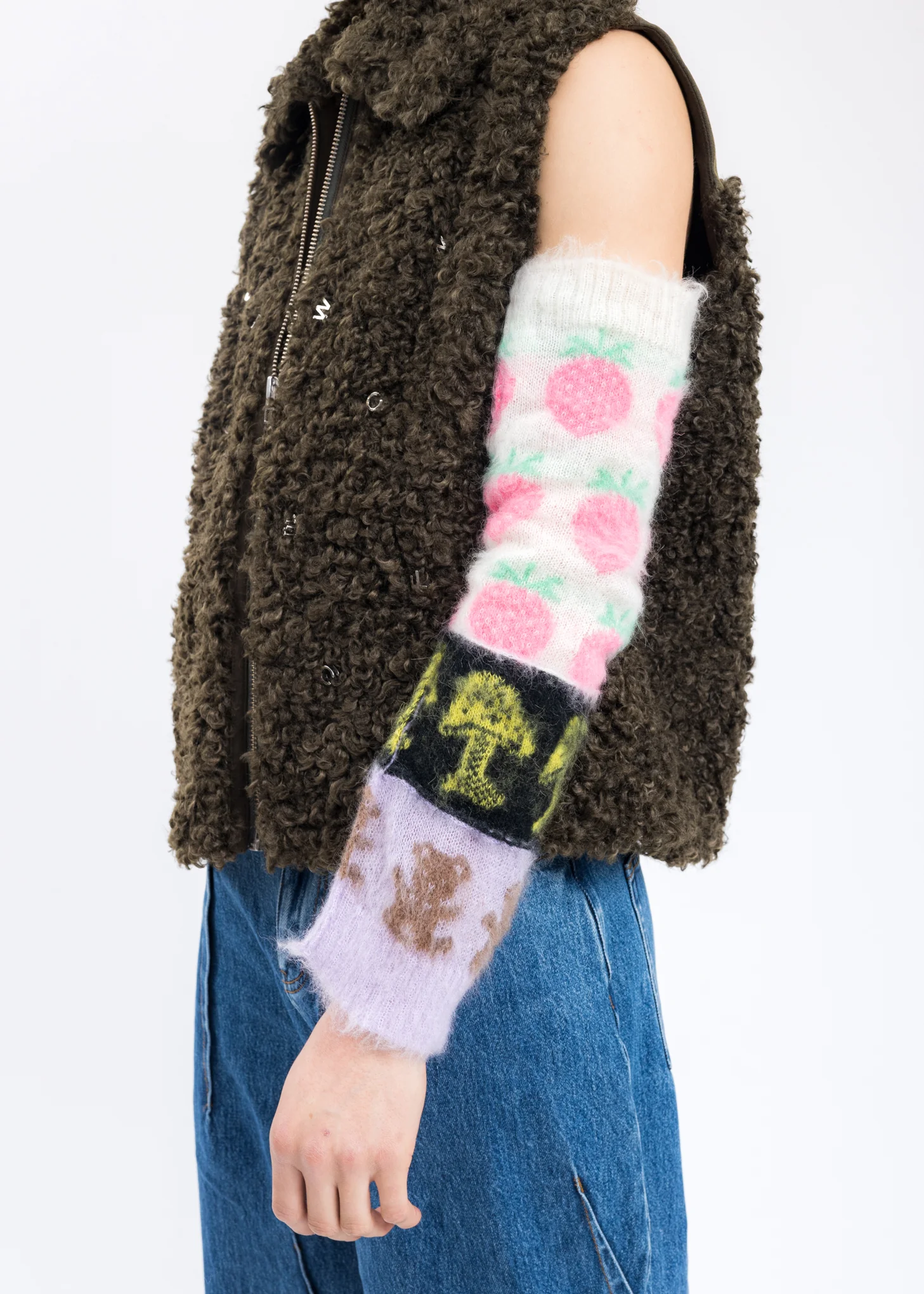 Knit Cuties Patchwork Arm/Leg Warmer - Image 2