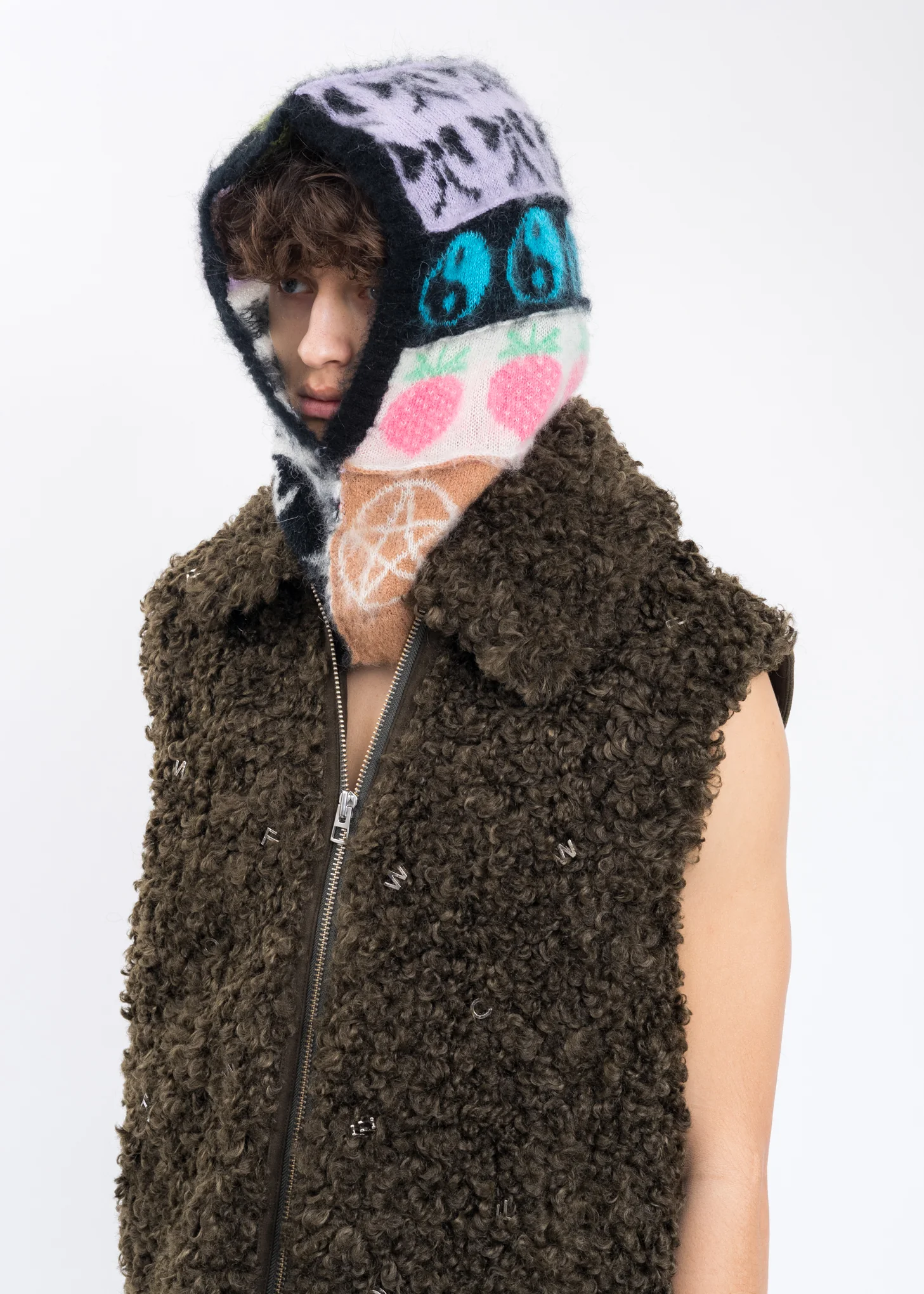 Knit Cuties Patchwork Hood