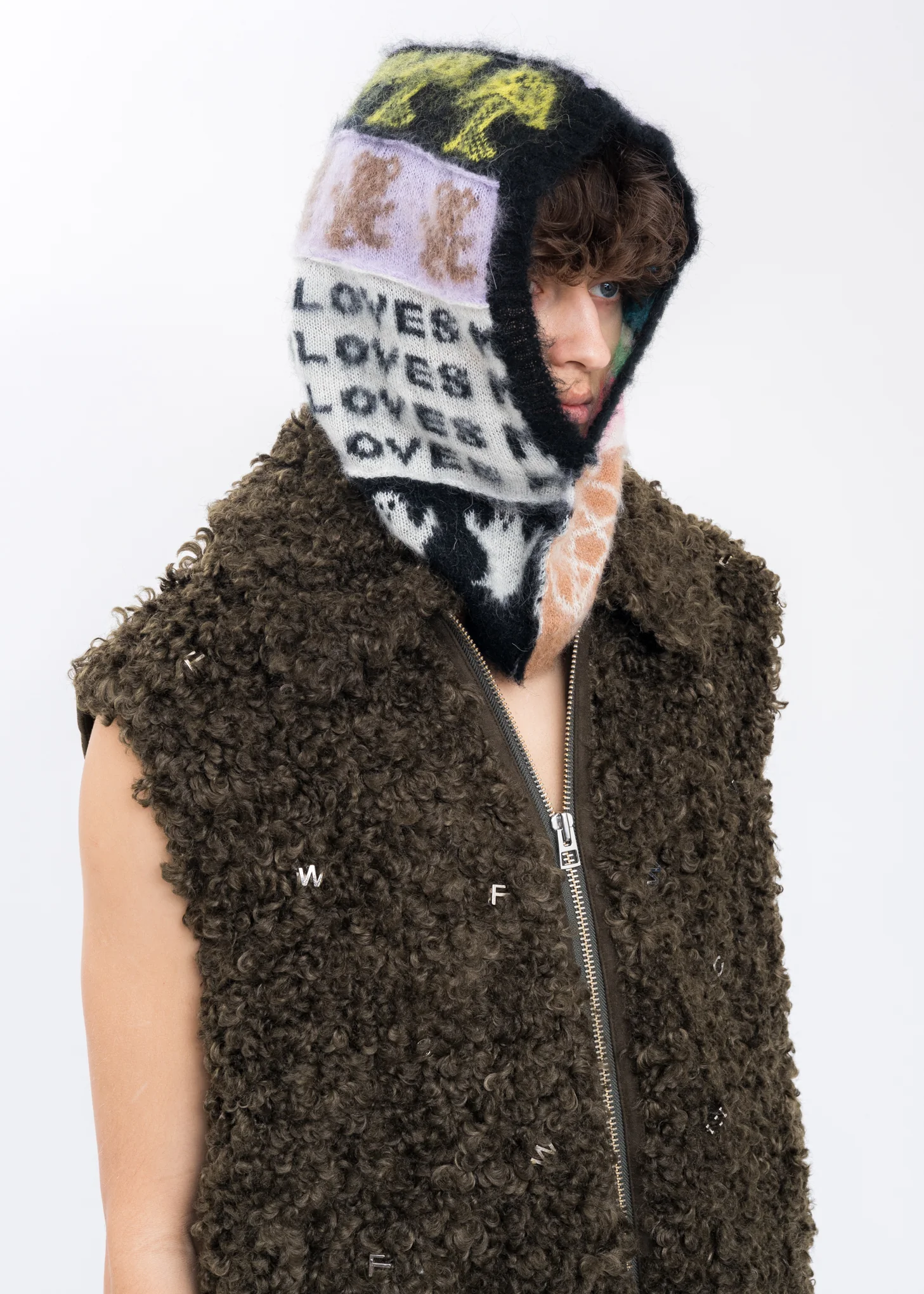 Knit Cuties Patchwork Hood - Image 2